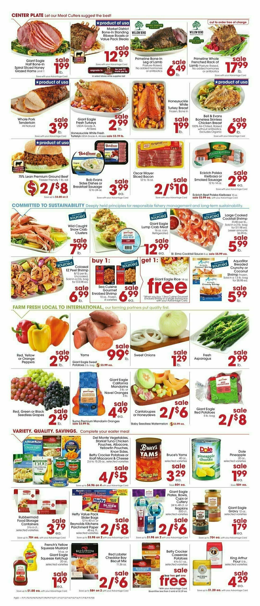Giant Eagle Weekly Ad from April 10