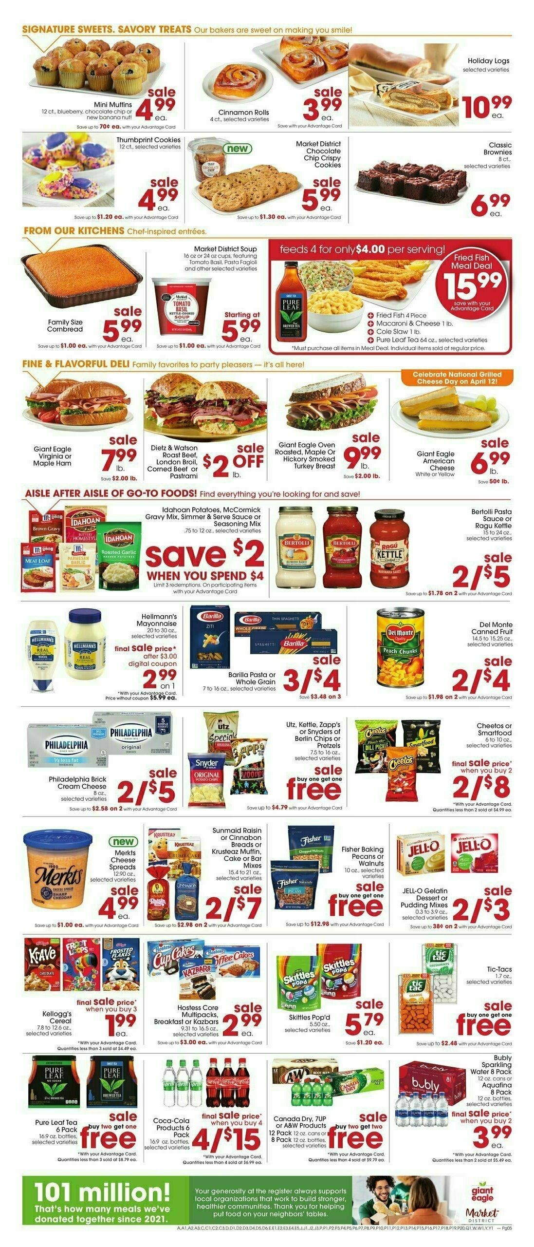 Giant Eagle Weekly Ad from April 10