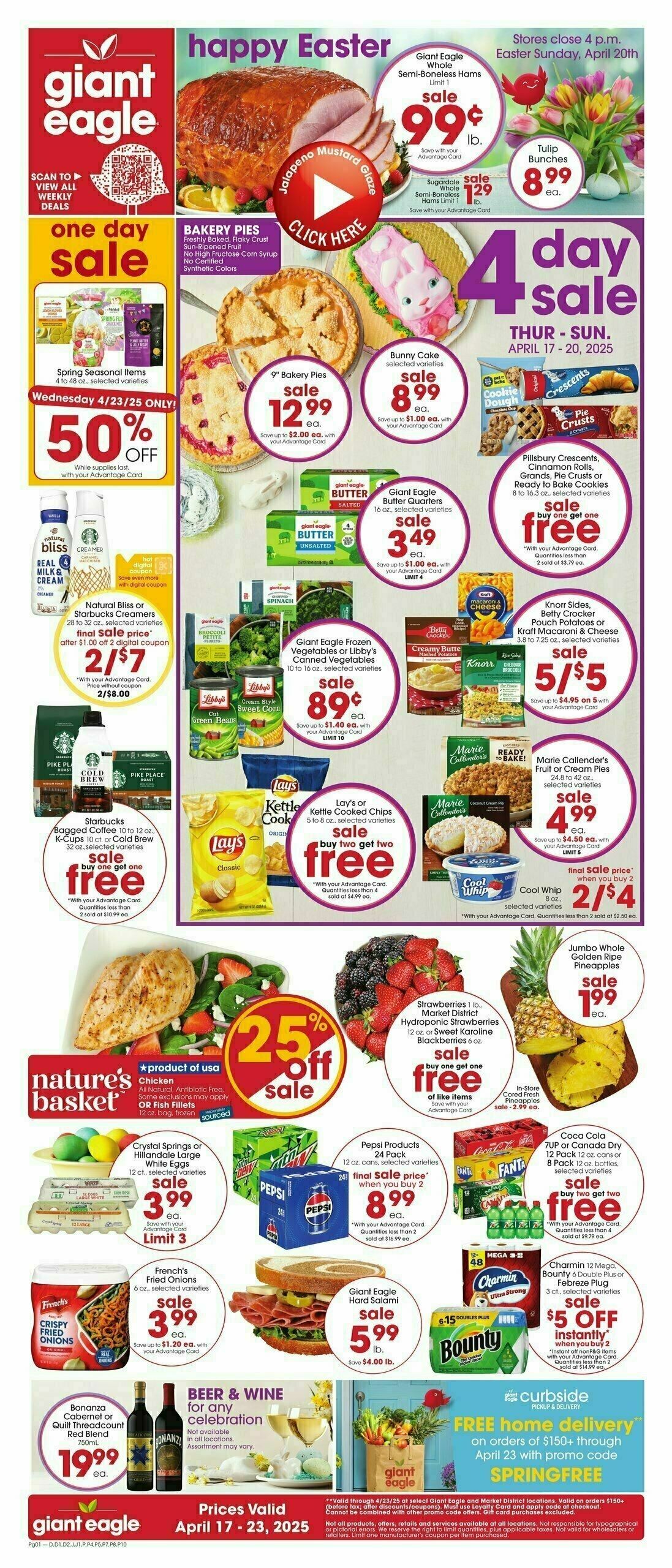 Giant Eagle Weekly Ad from April 17