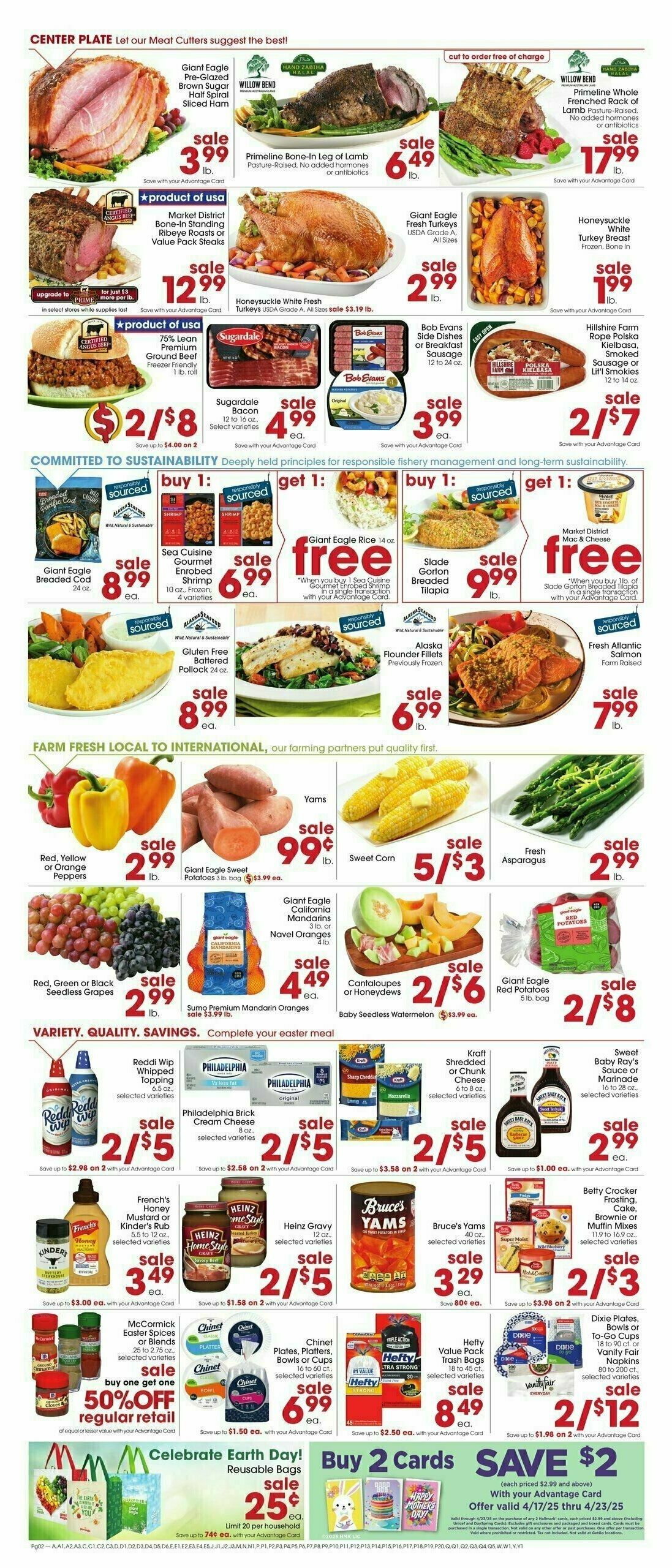 Giant Eagle Weekly Ad from April 17