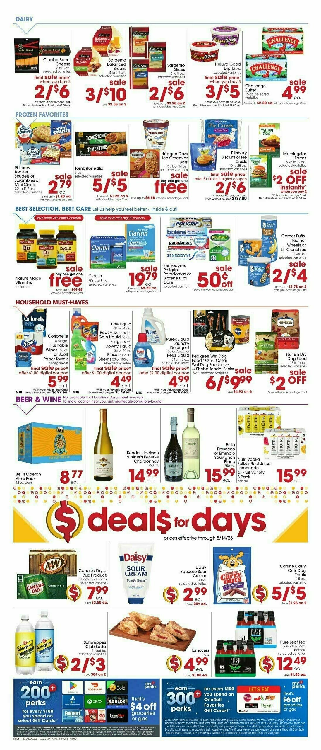 Giant Eagle Weekly Ad from April 17