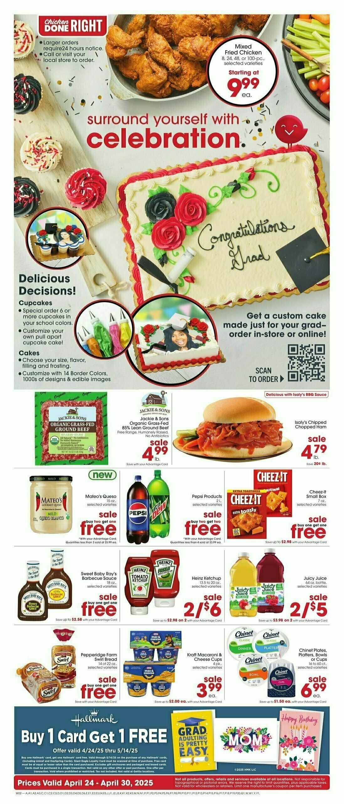Giant Eagle Weekly Ad from April 24