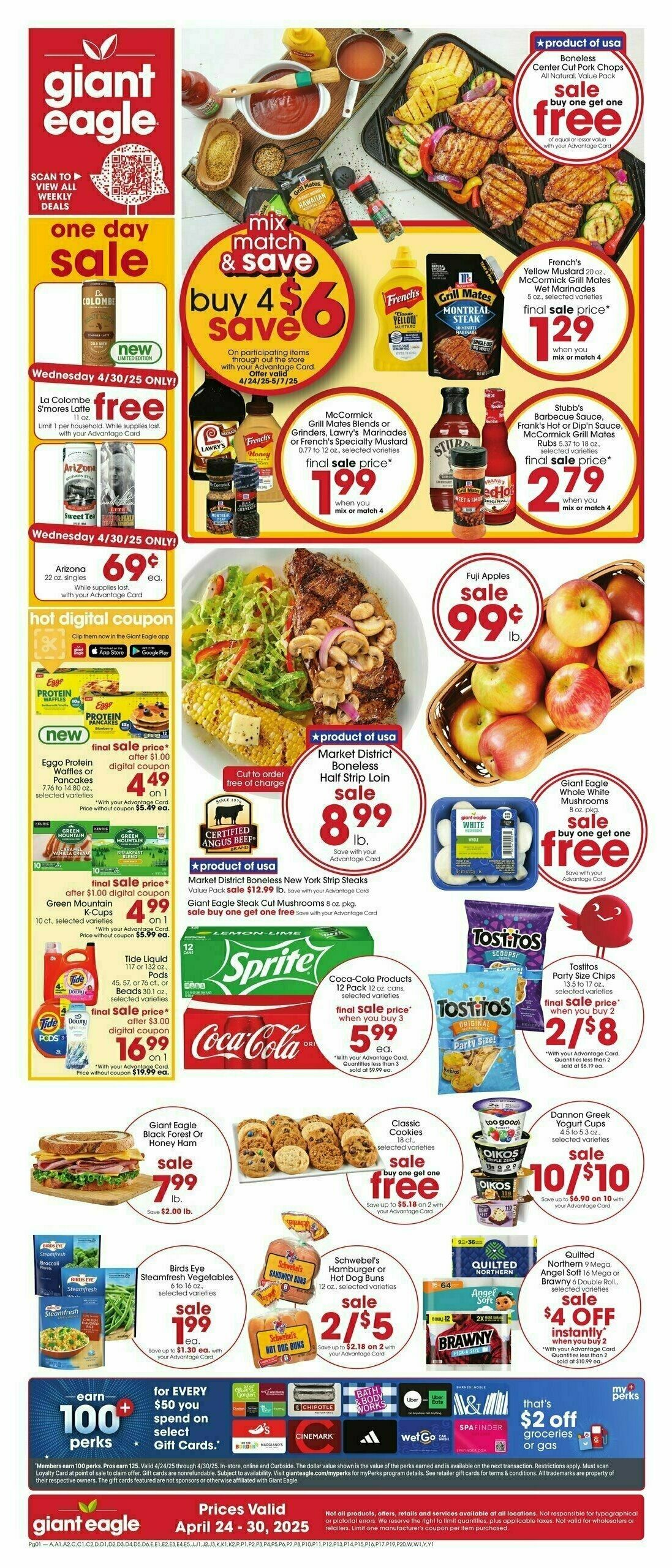 Giant Eagle Weekly Ad from April 24