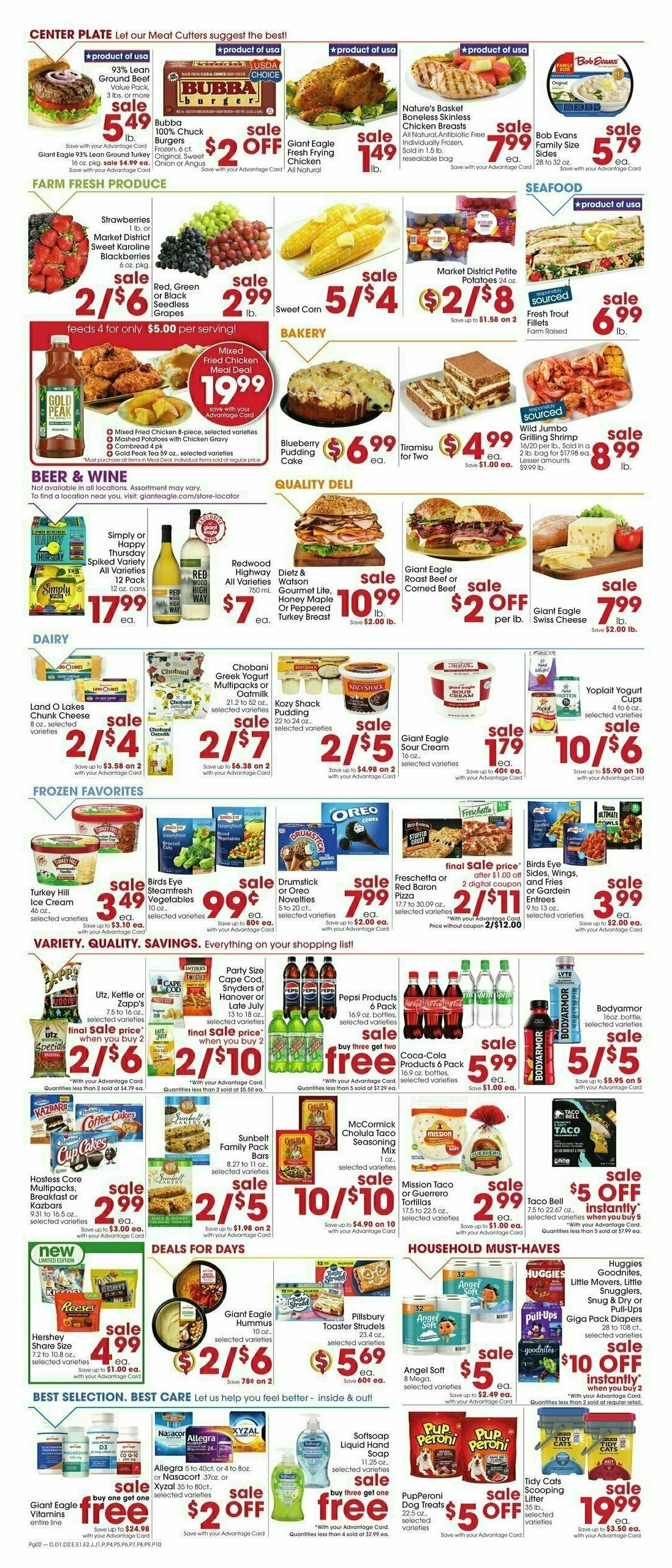 Giant Eagle Weekly Ad from April 24