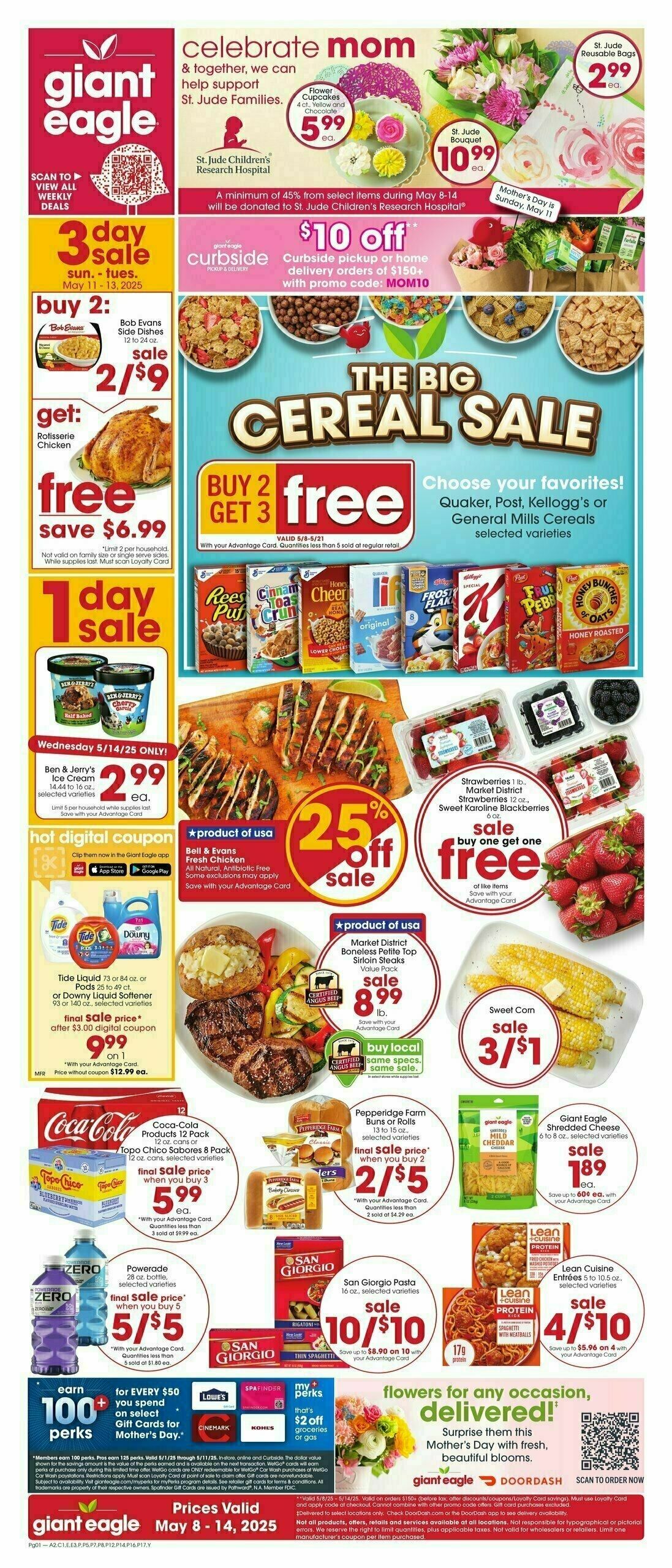 Giant Eagle Weekly Ad from May 8