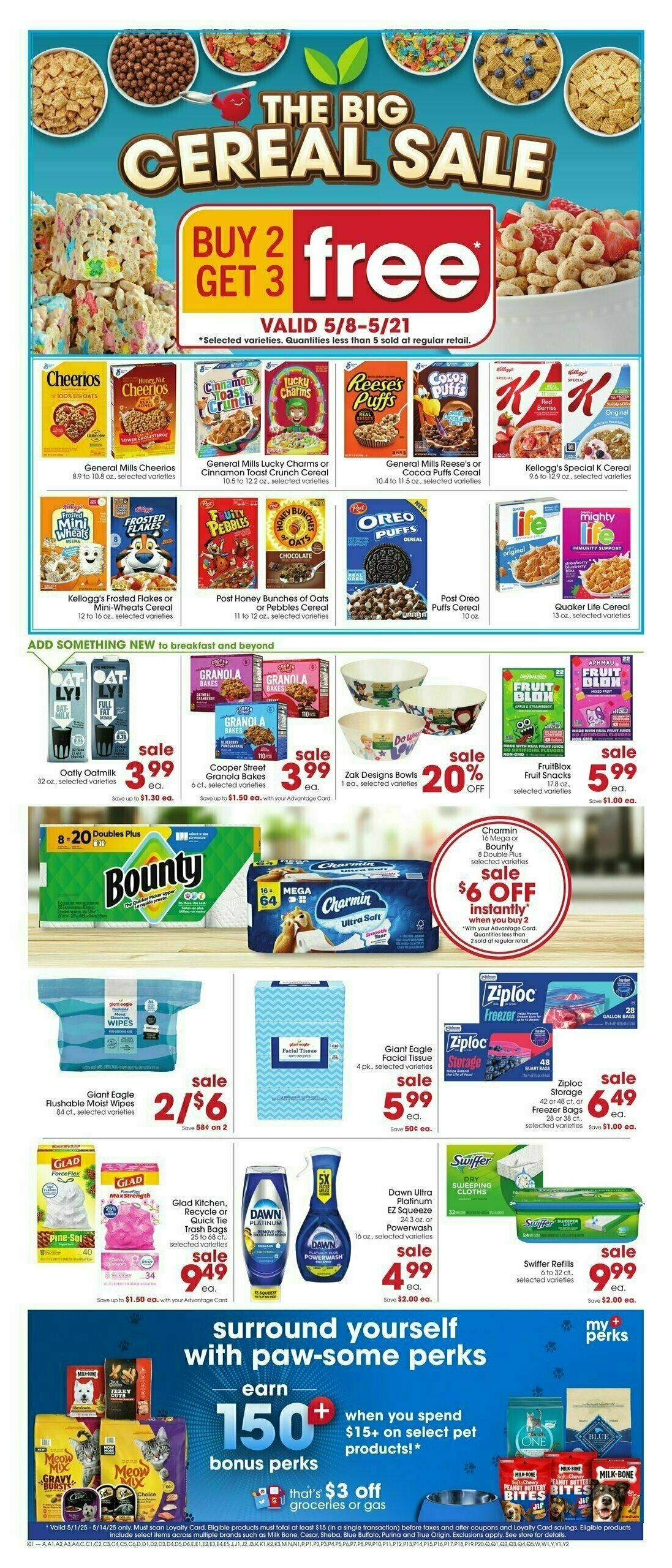 Giant Eagle Weekly Ad from May 8