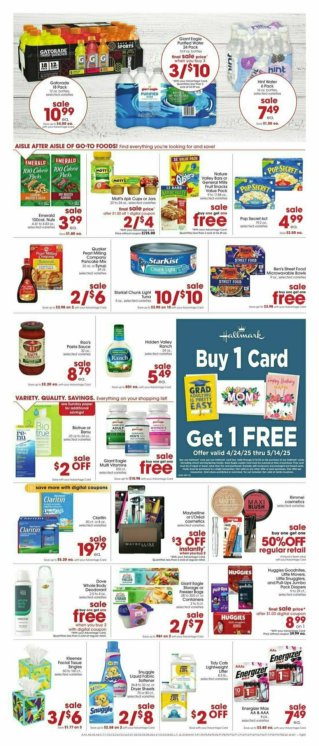 Giant Eagle Weekly Ad from May 8