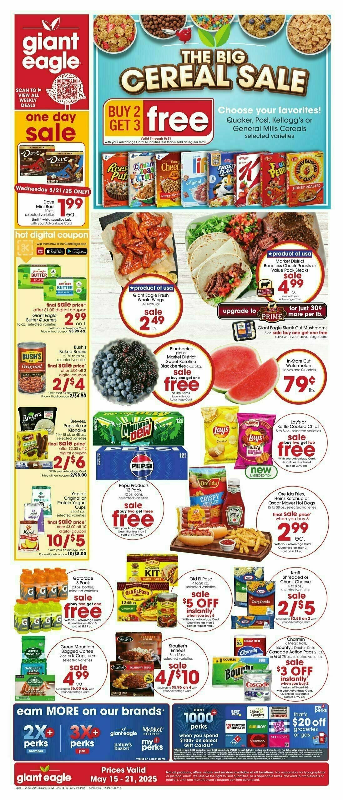 Giant Eagle Weekly Ad from May 15