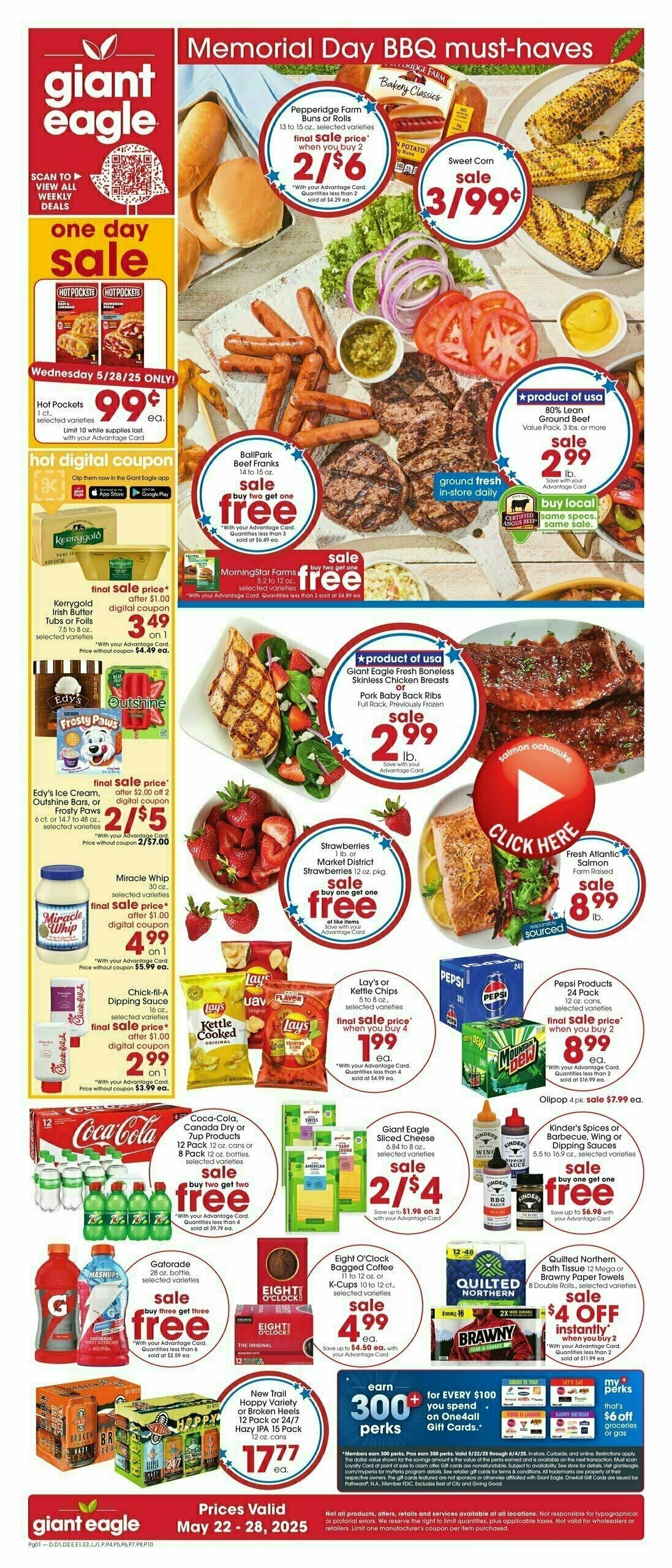 Giant Eagle Weekly Ad from May 22