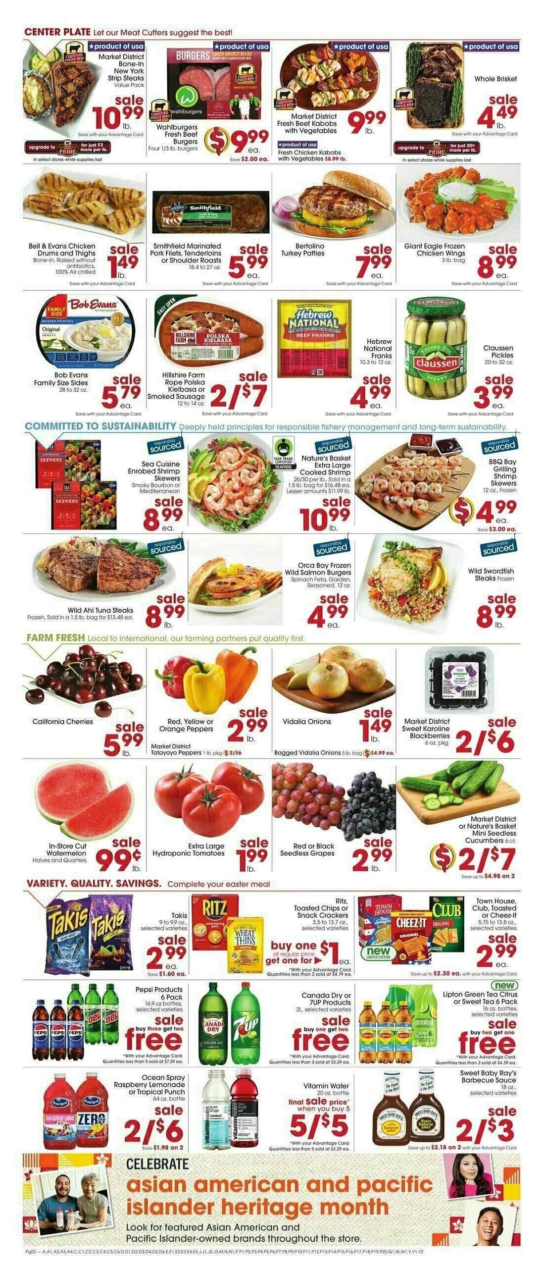 Giant Eagle Weekly Ad from May 22