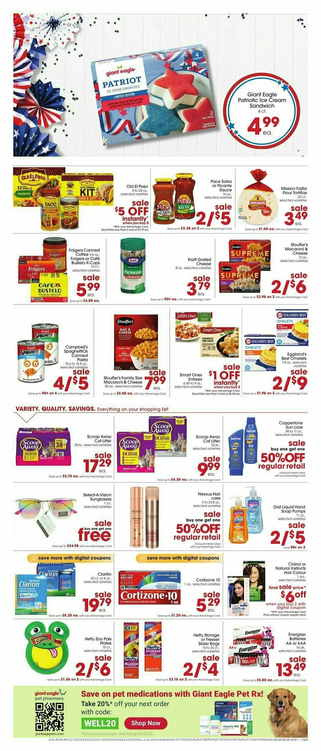Giant Eagle Weekly Ad from May 22