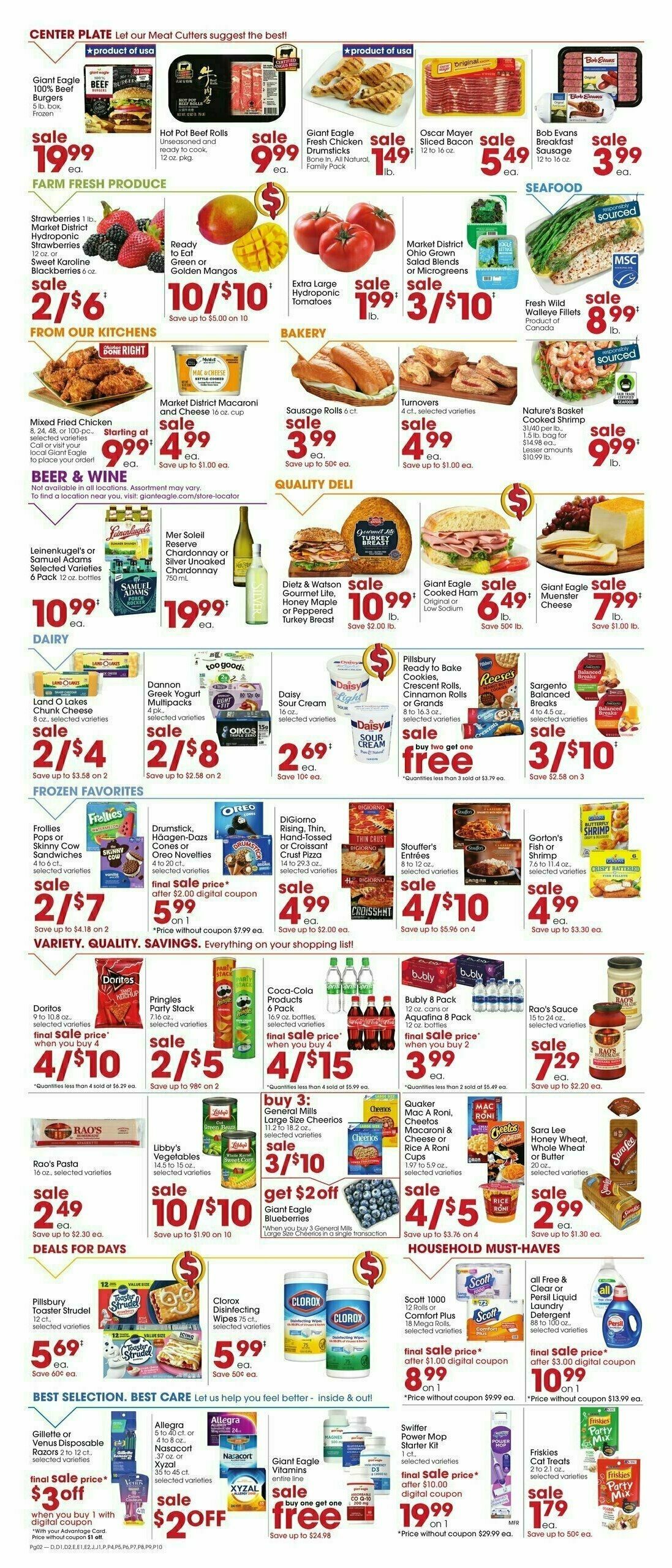 Giant Eagle Weekly Ad from May 29