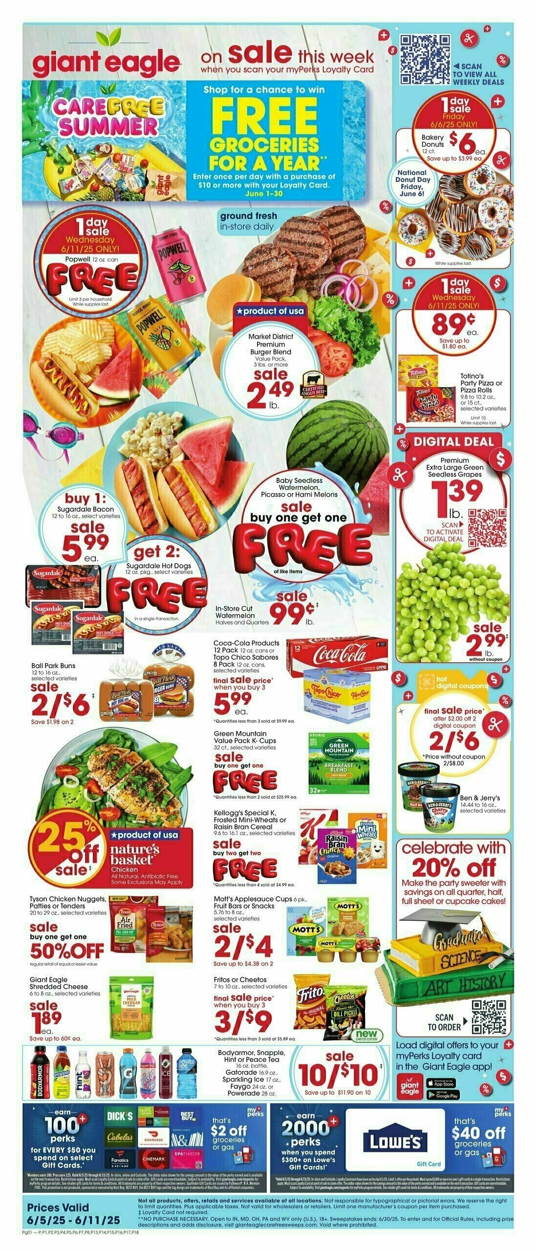 Giant Eagle Weekly Ad from June 5