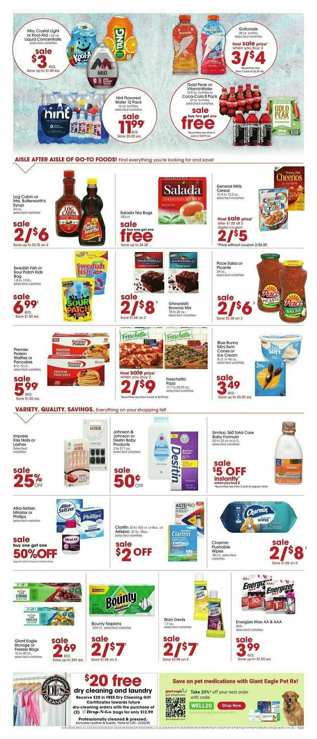 Giant Eagle Weekly Ad from June 5