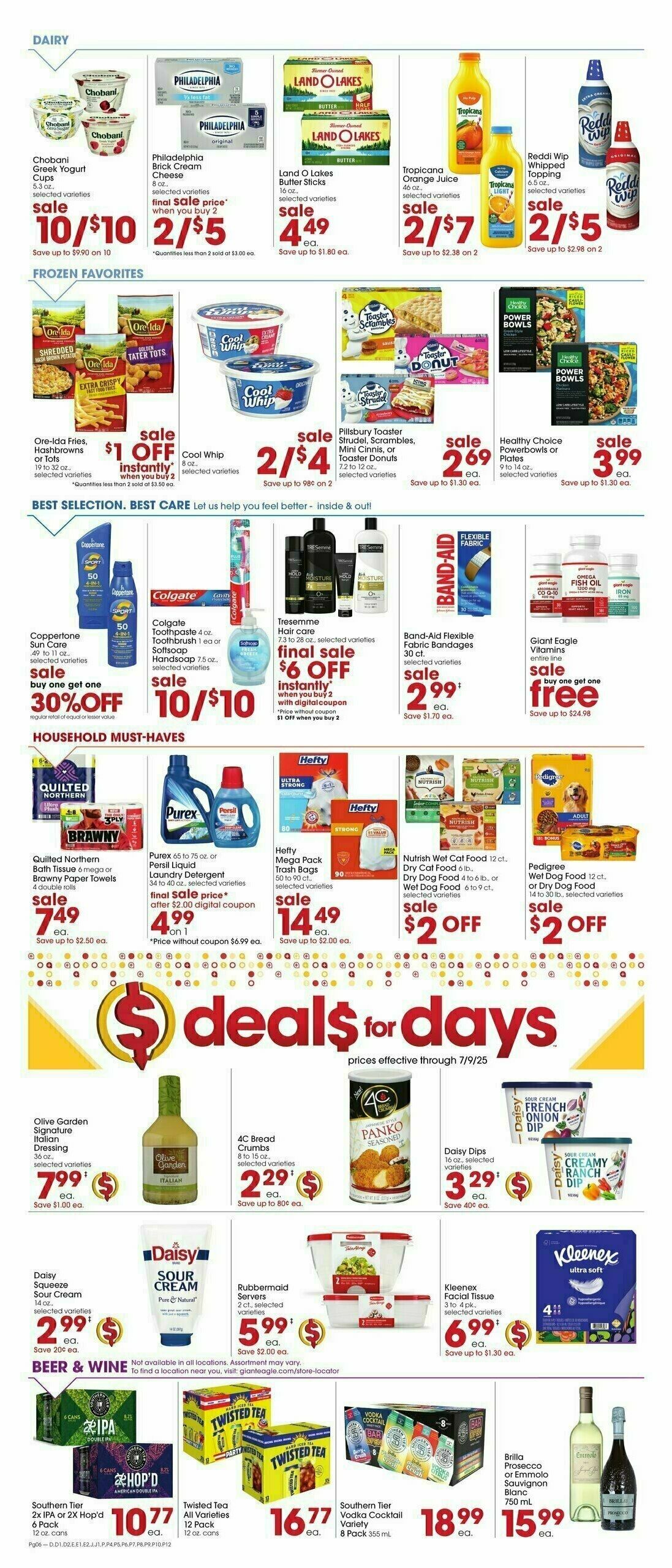Giant Eagle Weekly Ad from June 26