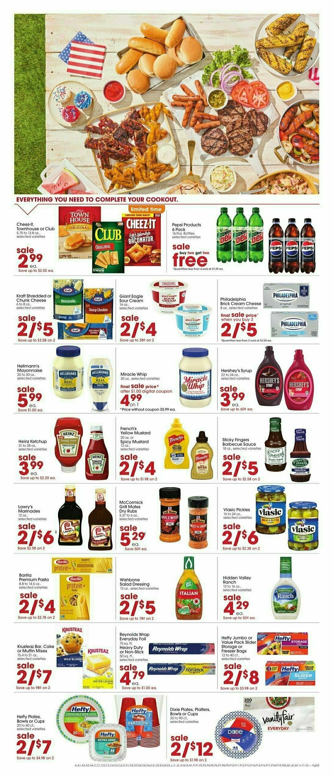 Giant Eagle Weekly Ad from July 3