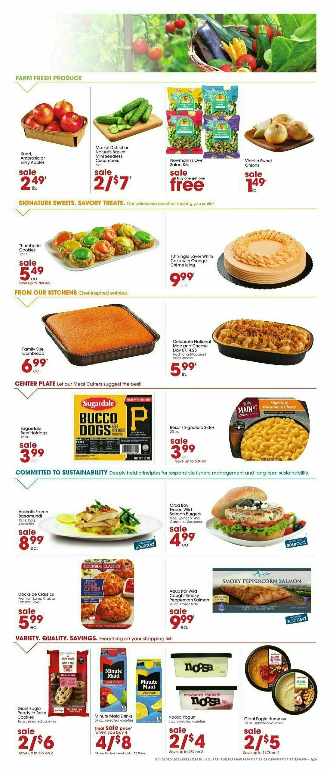 Giant Eagle Weekly Ad from July 10