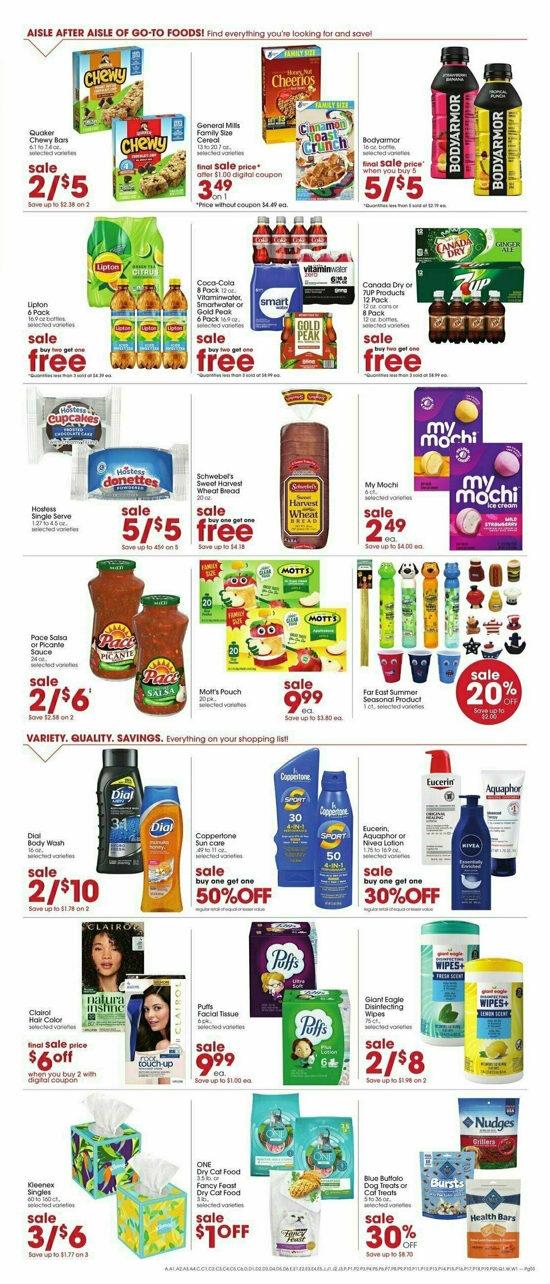 Giant Eagle Weekly Ad from July 17