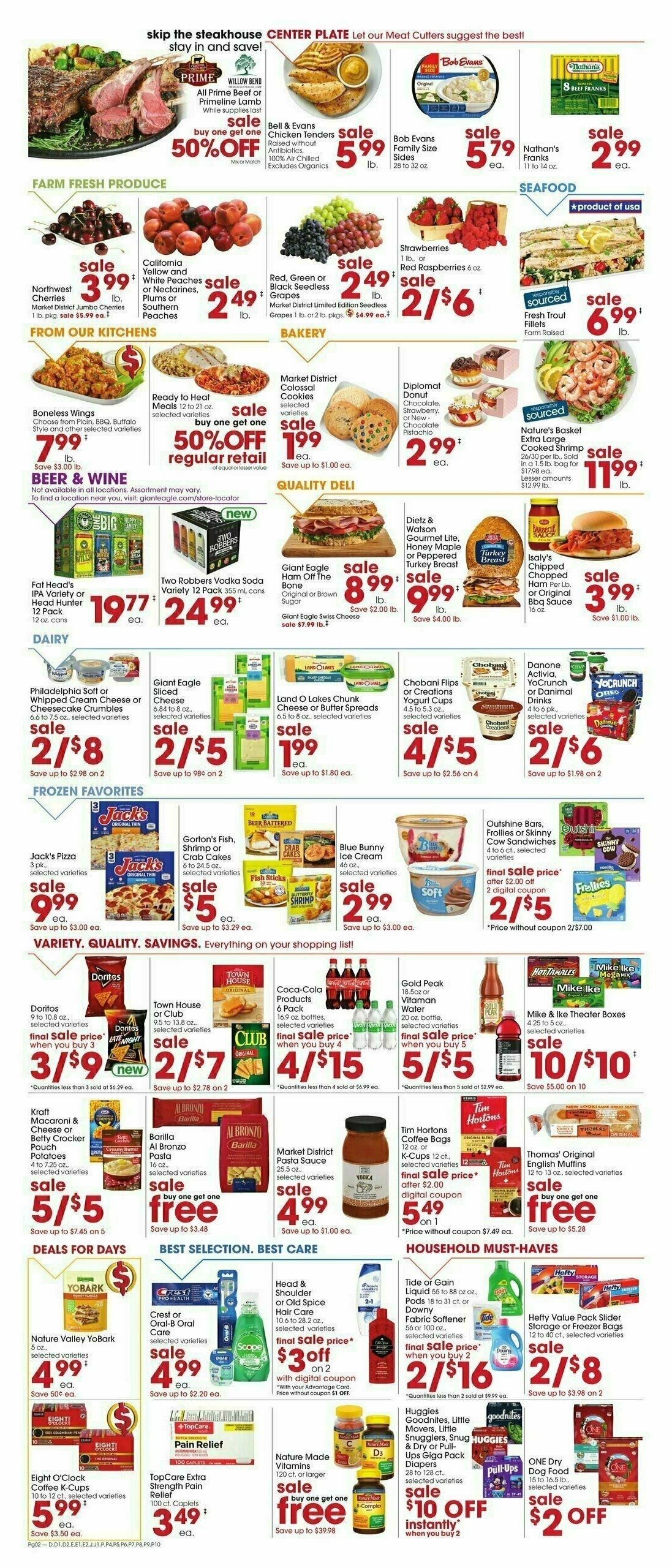 Giant Eagle Weekly Ad from July 24