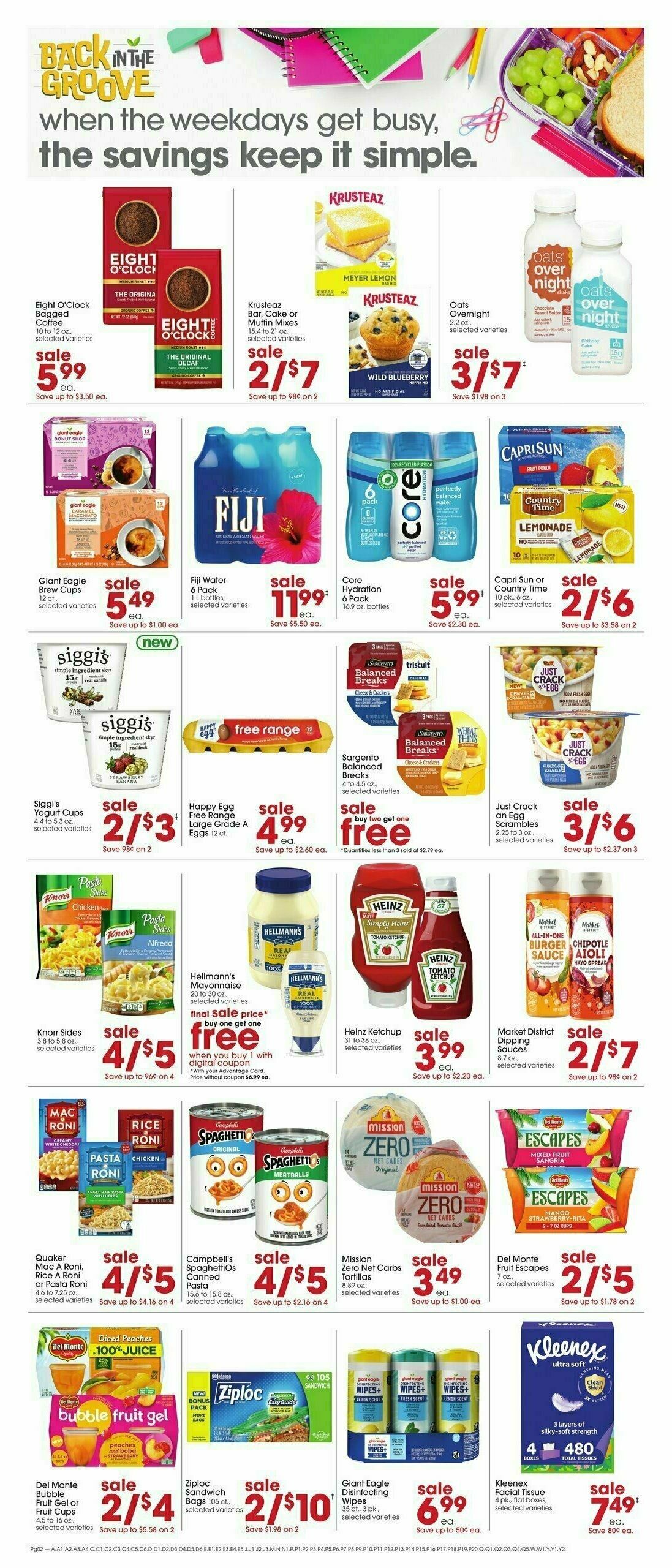 Giant Eagle Weekly Ad from July 31