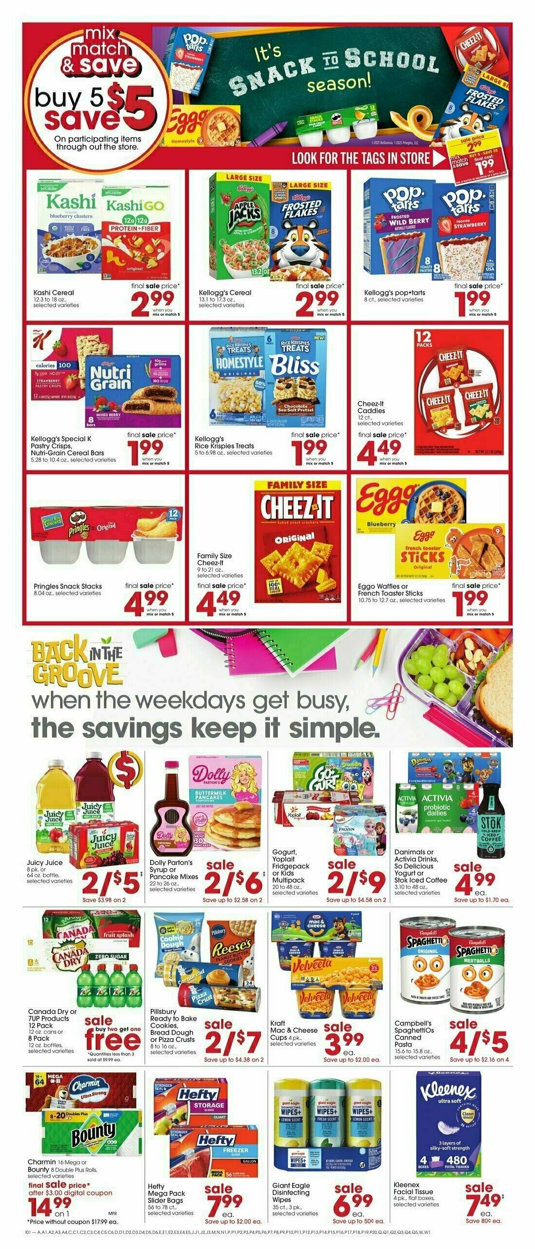 Giant Eagle Weekly Ad from August 14