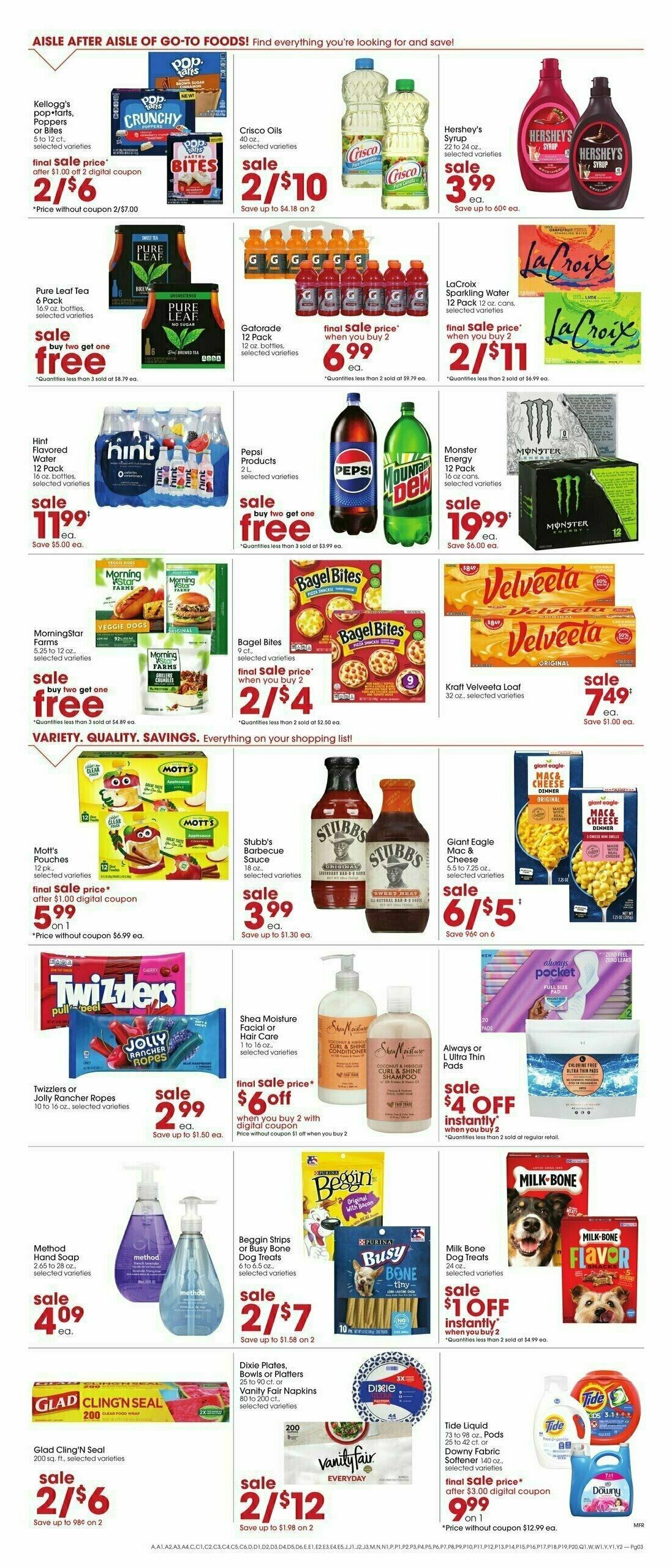 Giant Eagle Weekly Ad from August 21