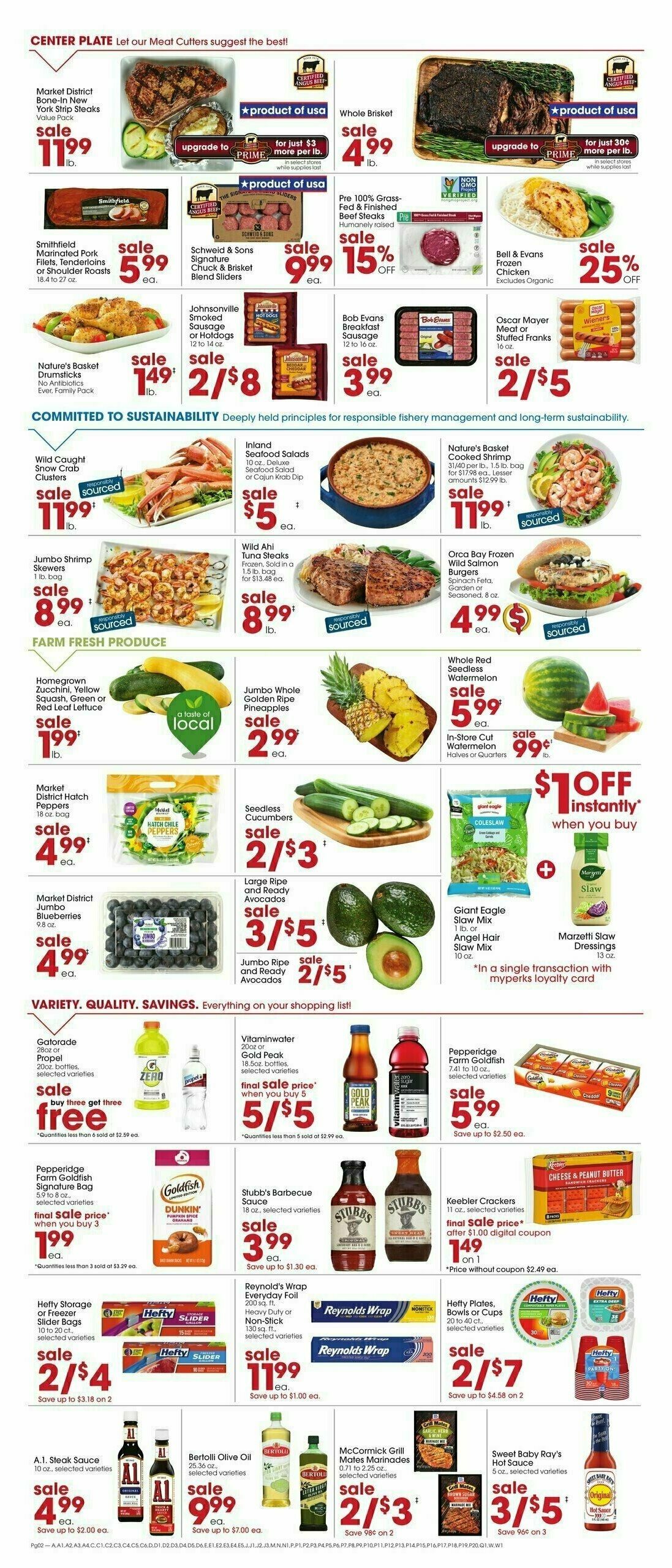 Giant Eagle Weekly Ad from August 28