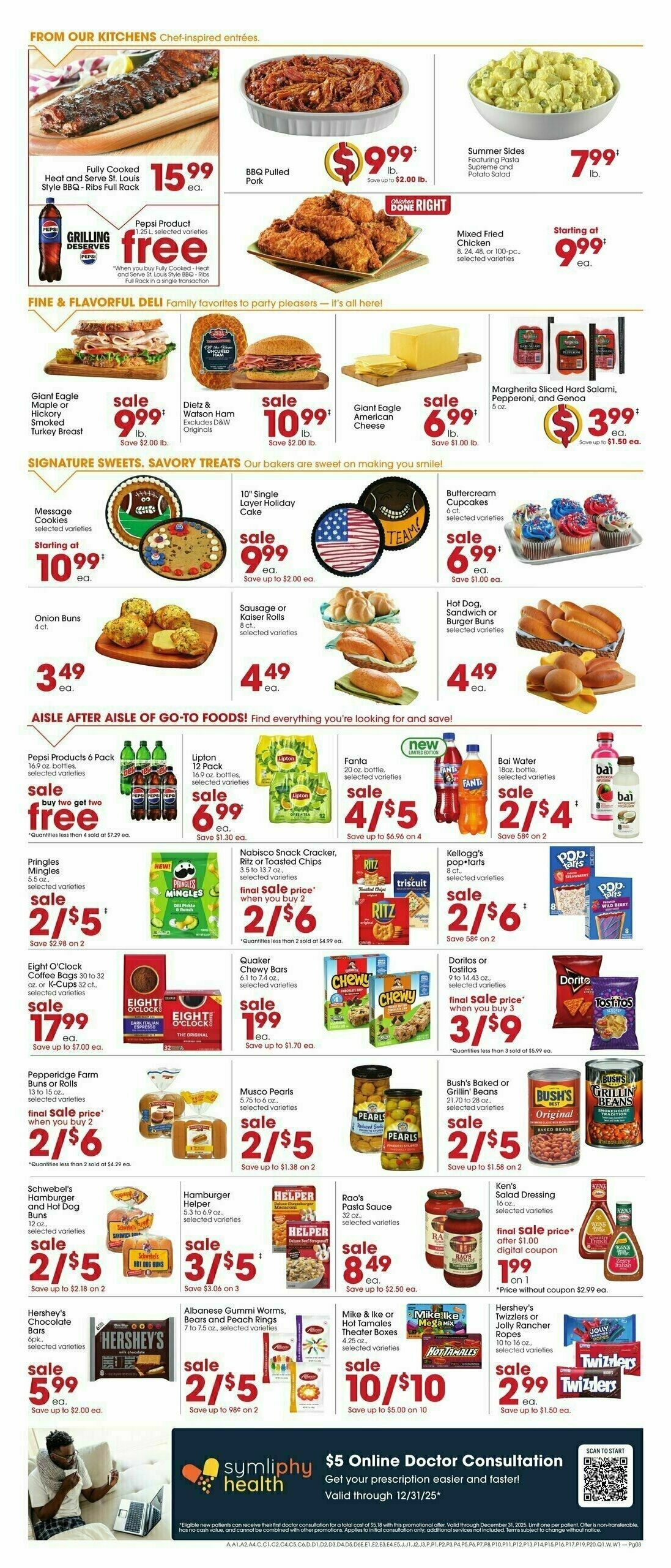 Giant Eagle Weekly Ad from August 28