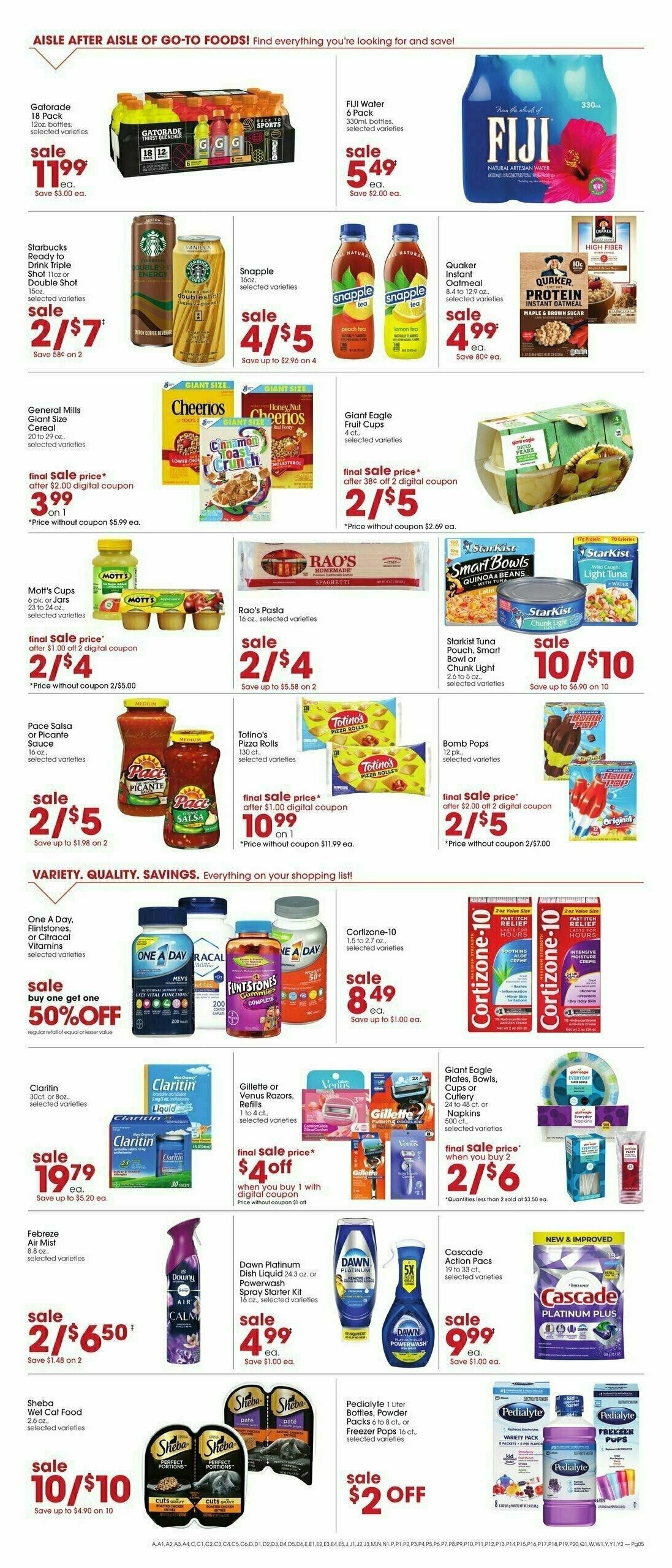 Giant Eagle Weekly Ad from August 28