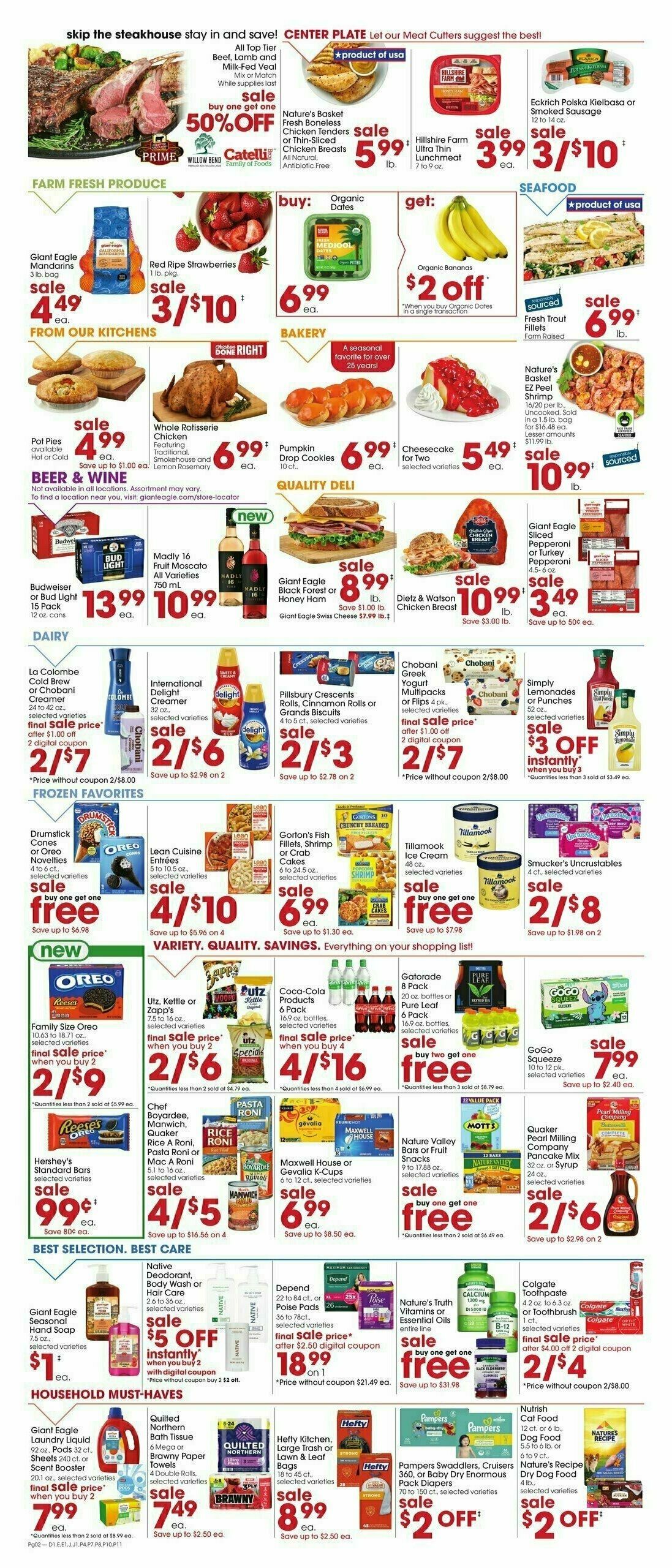 Giant Eagle Weekly Ad from September 4