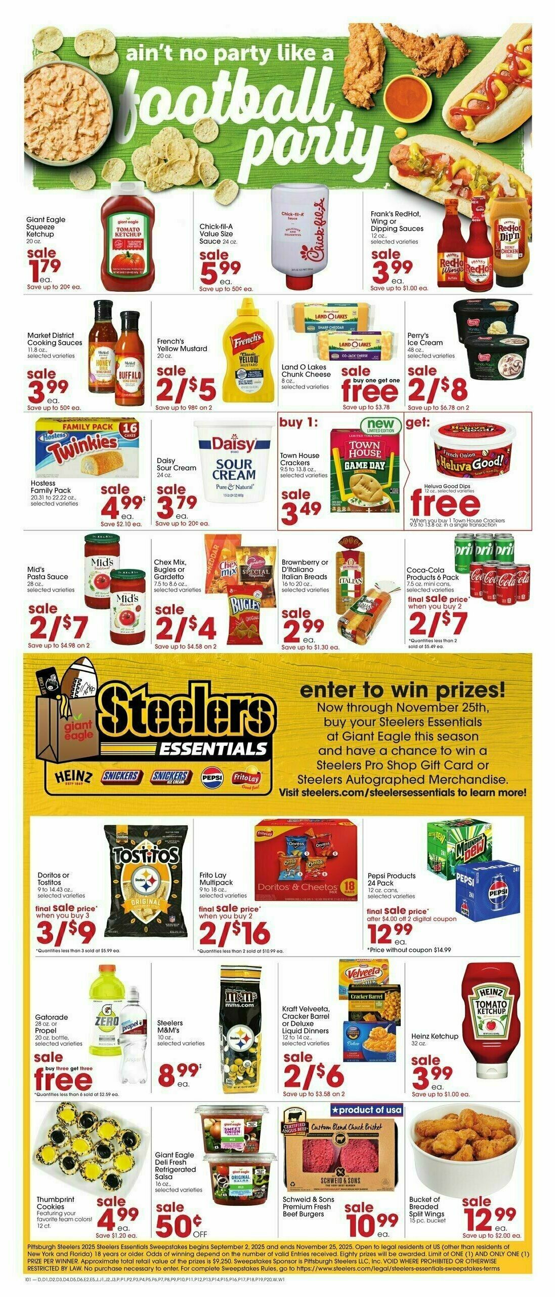 Giant Eagle Weekly Ad from September 4