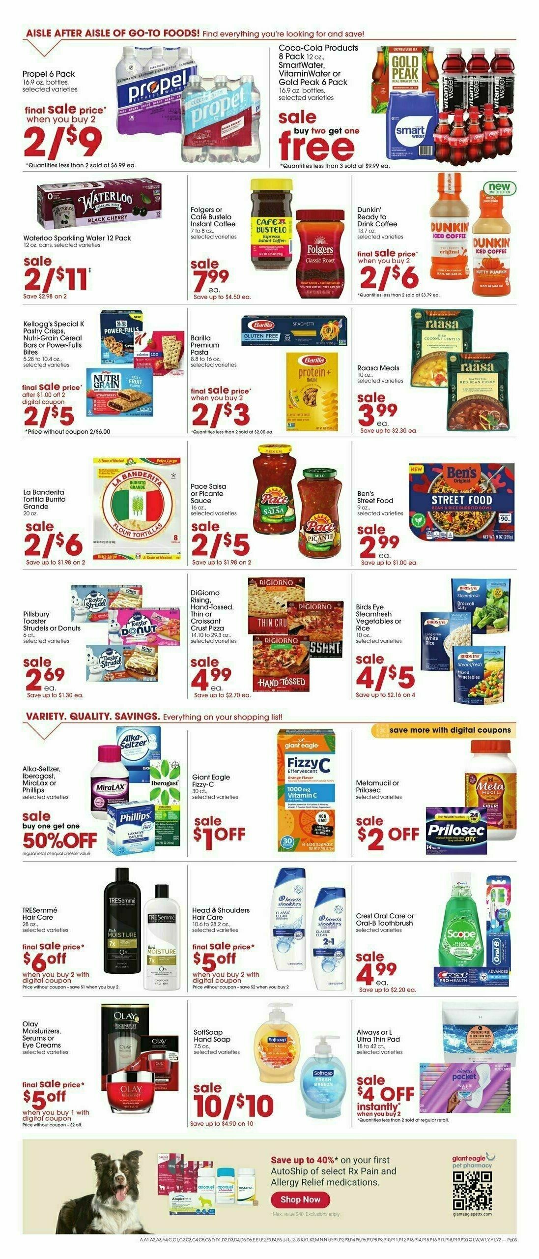 Giant Eagle Weekly Ad from September 4