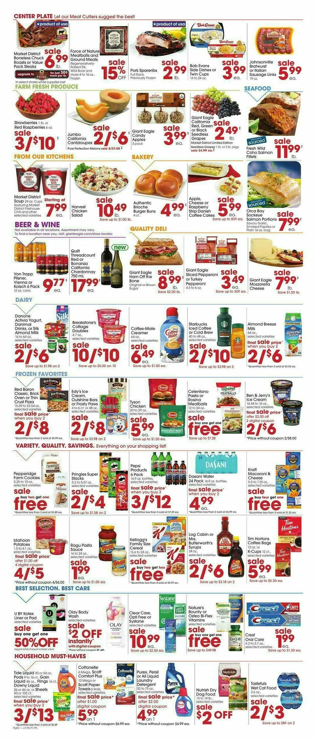 Giant Eagle Weekly Ad from September 11
