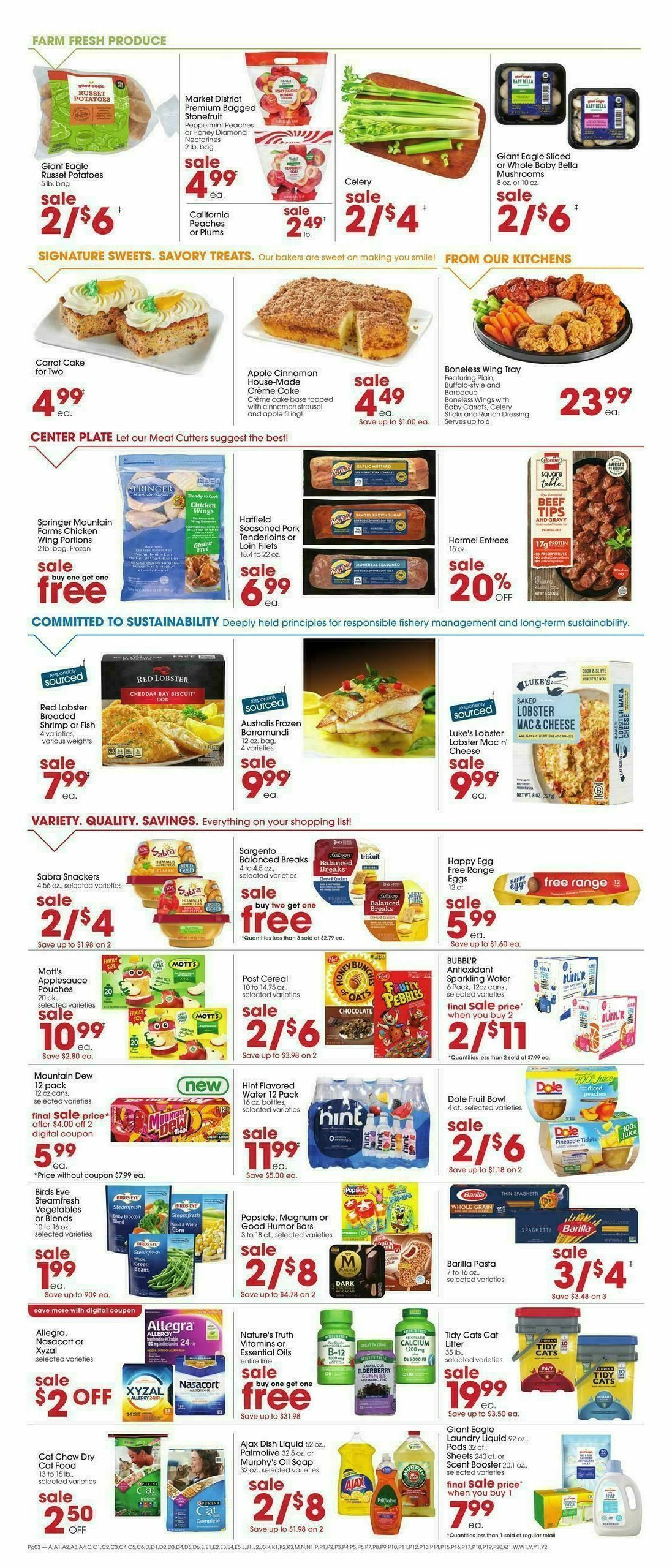 Giant Eagle Weekly Ad from September 11