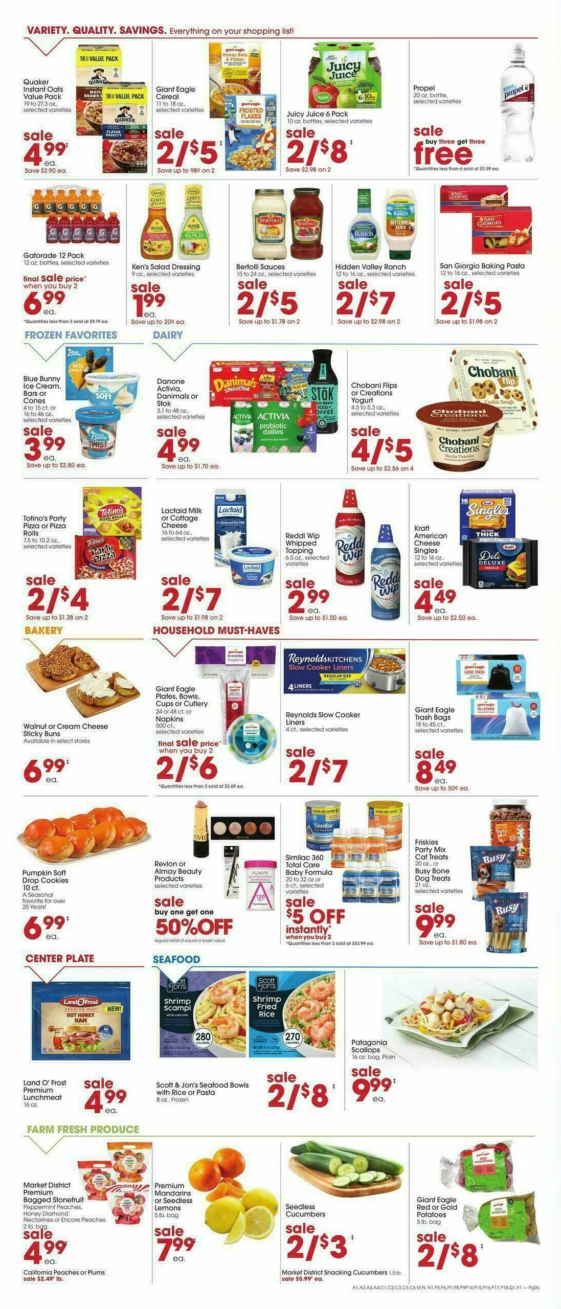 Giant Eagle Weekly Ad from September 18