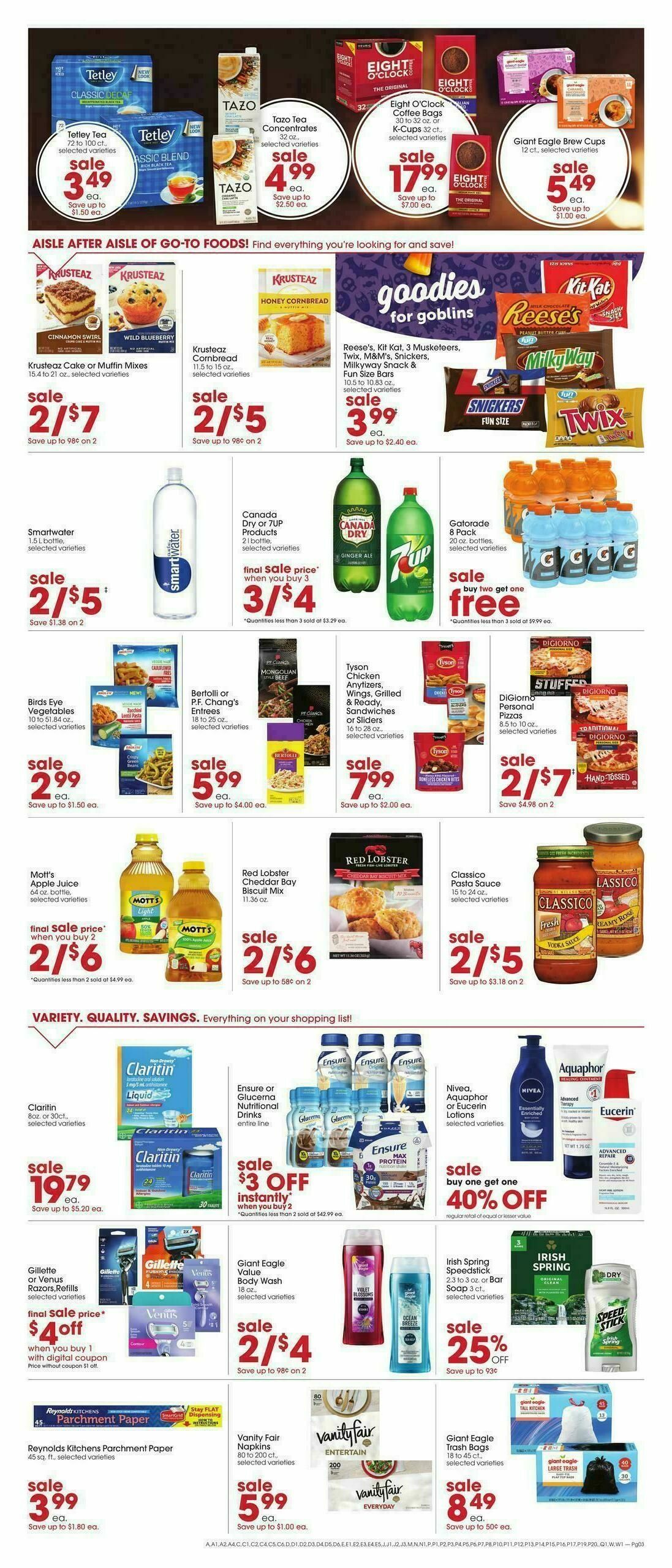 Giant Eagle Weekly Ad from September 25