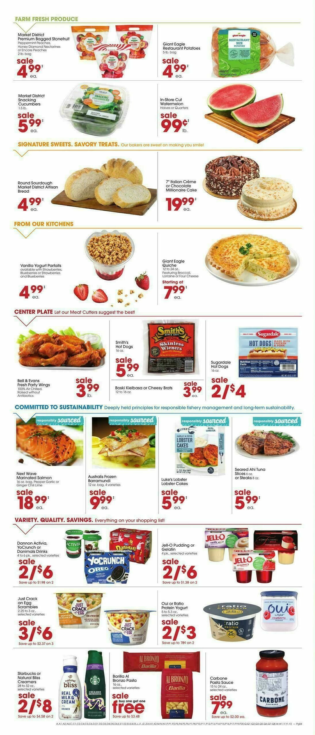 Giant Eagle Weekly Ad from September 25