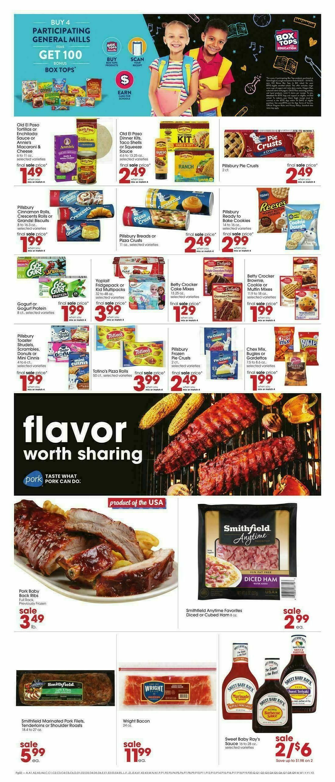 Giant Eagle Weekly Ad from October 2