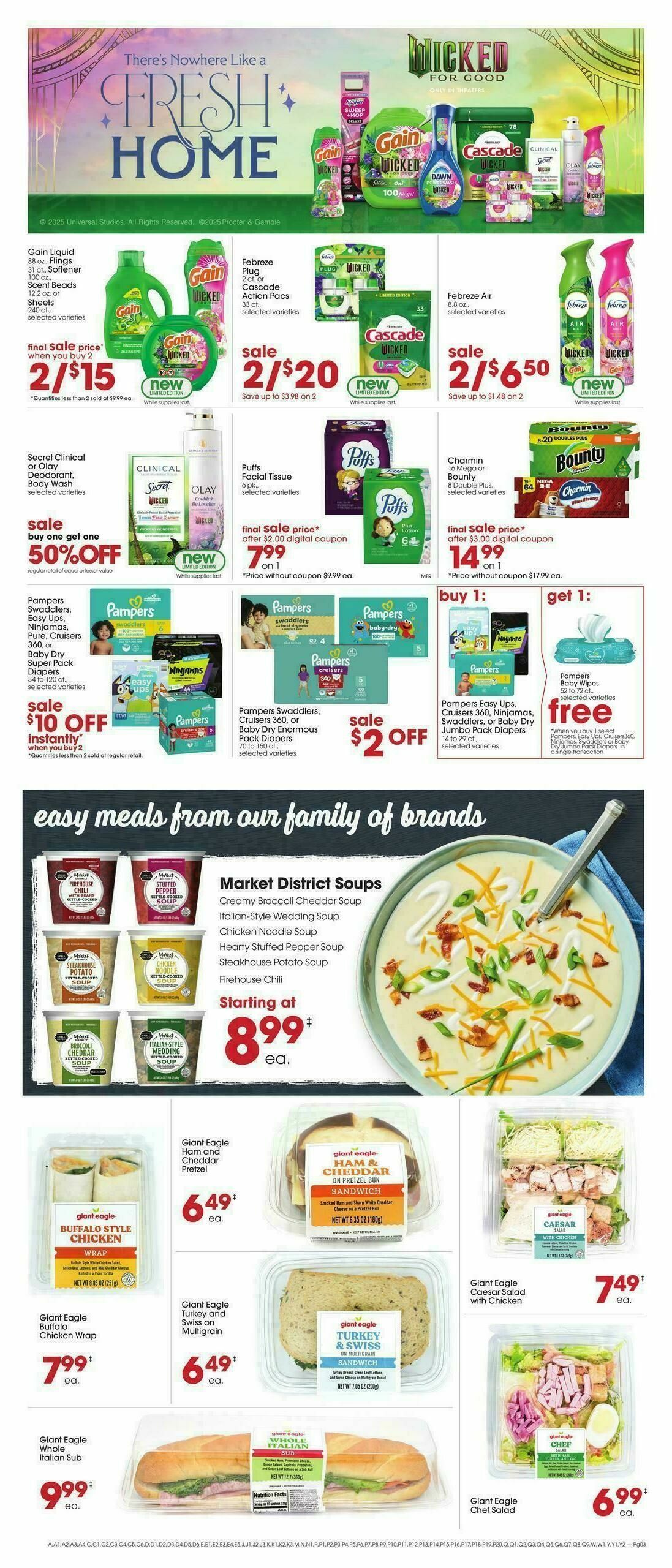 Giant Eagle Weekly Ad from October 2