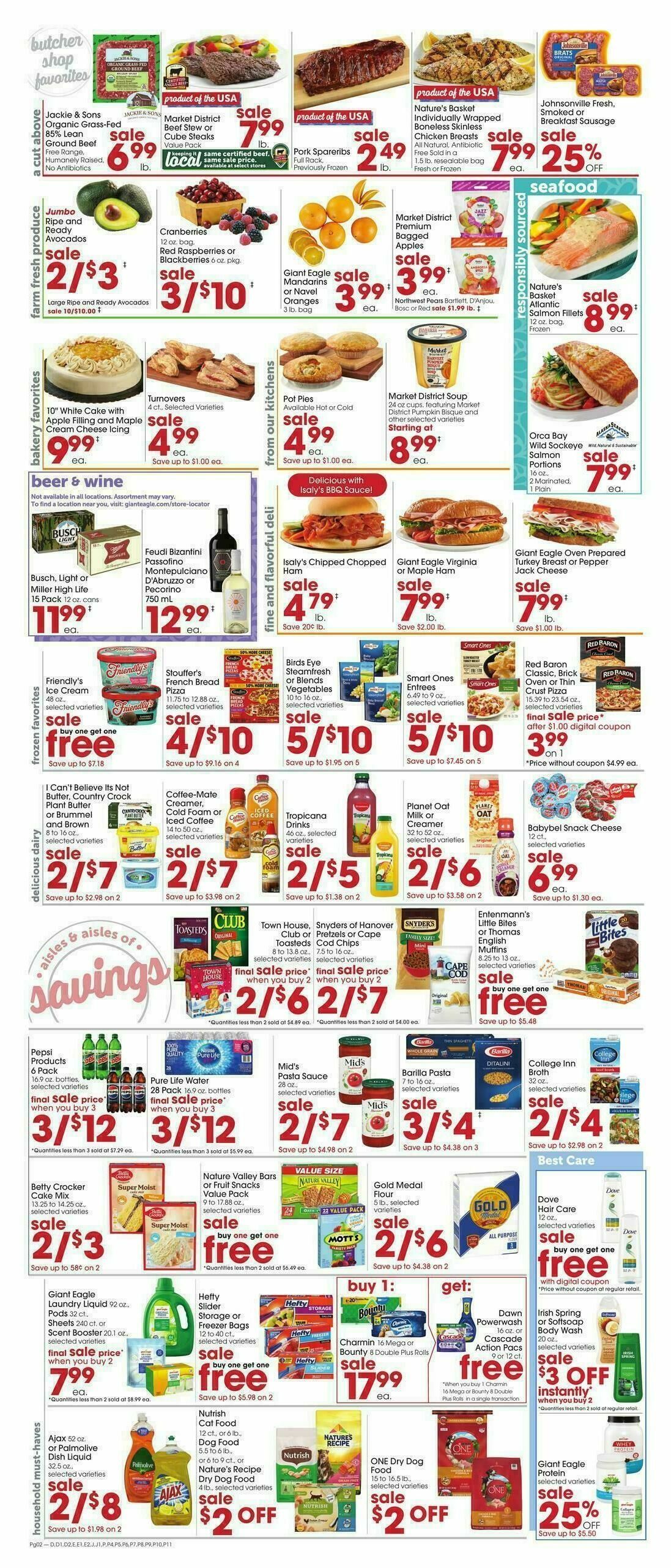 Giant Eagle Weekly Ad from October 9