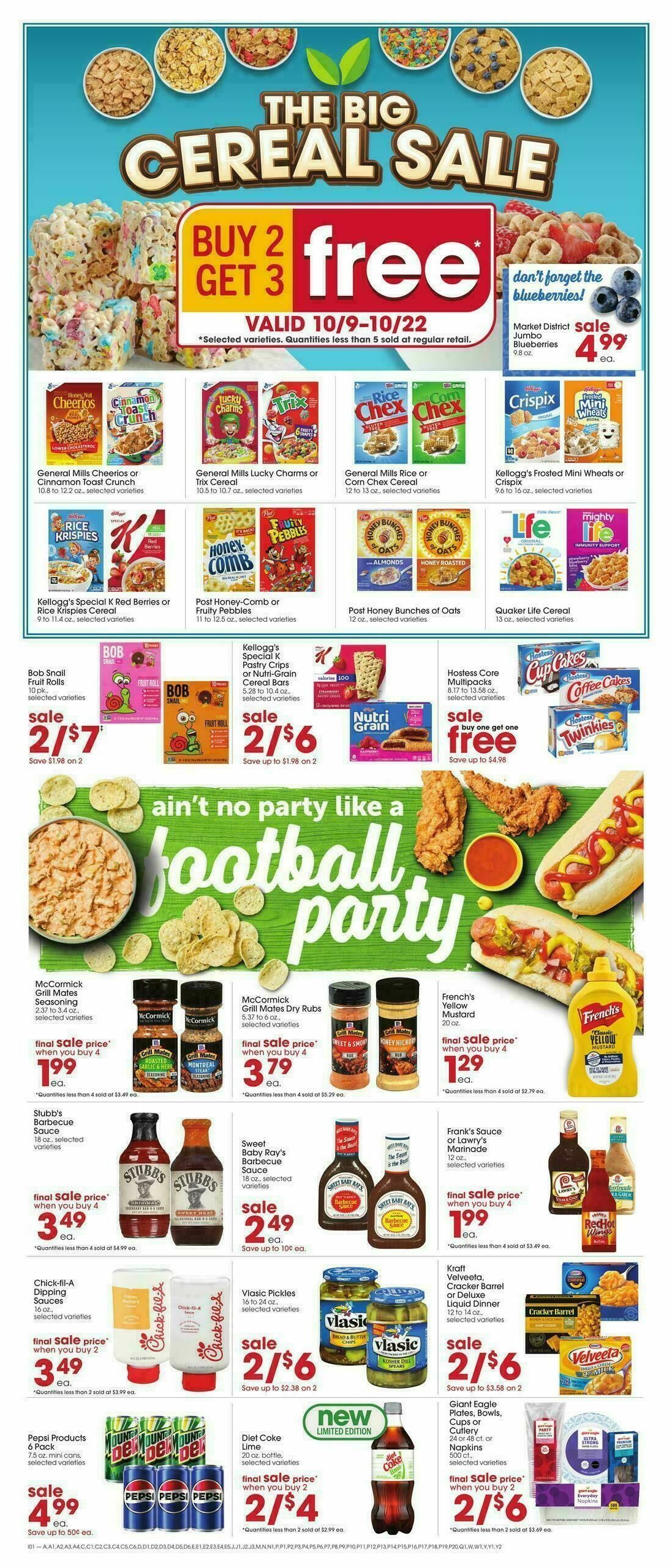 Giant Eagle Weekly Ad from October 9