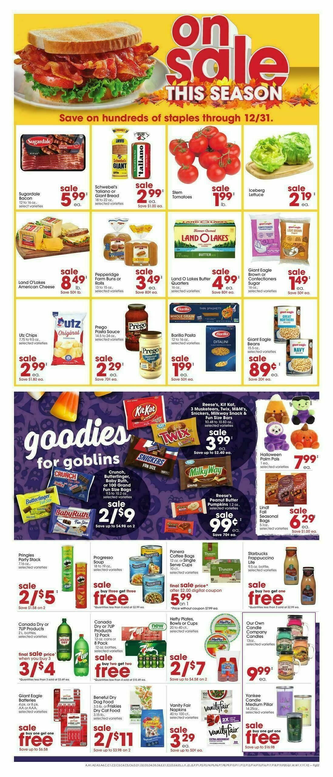 Giant Eagle Weekly Ad from October 16