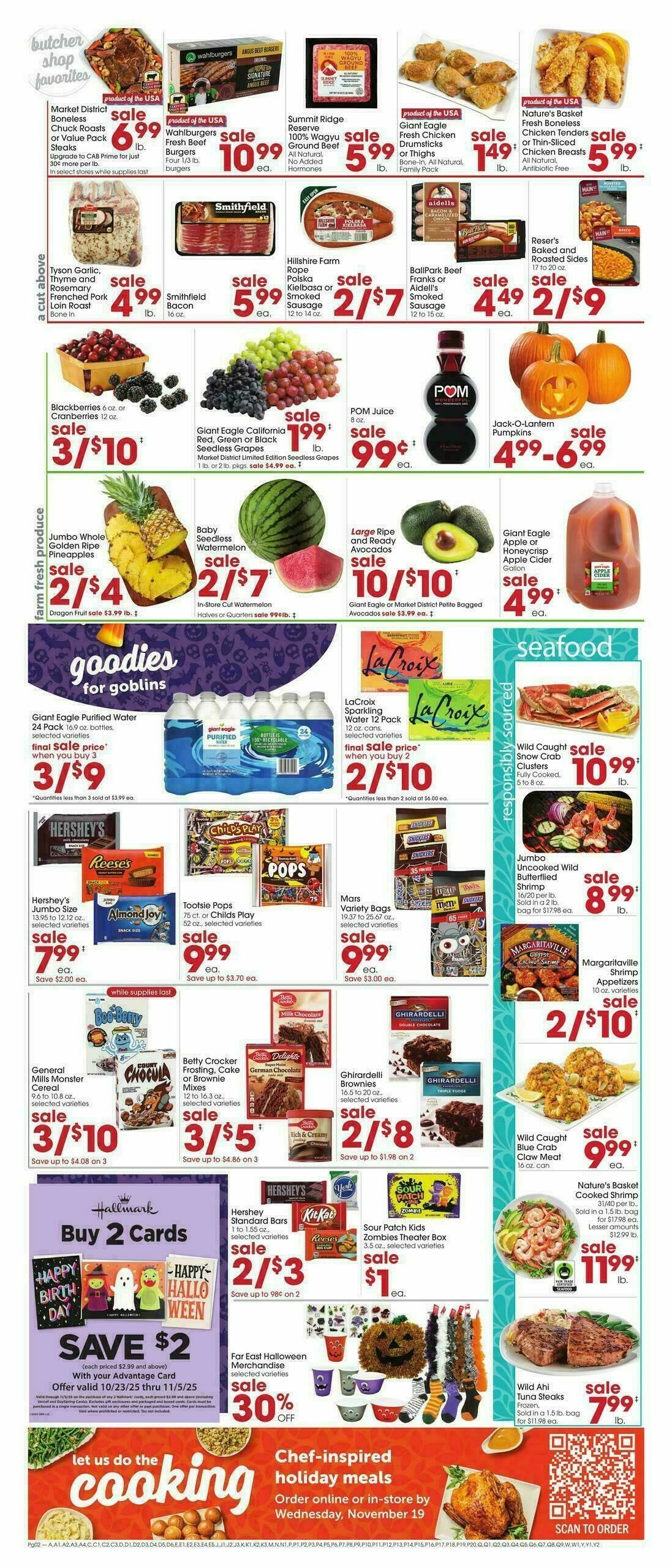 Giant Eagle Weekly Ad from October 23