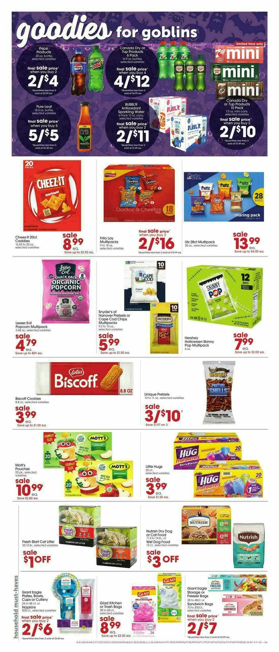 Giant Eagle Weekly Ad from October 23
