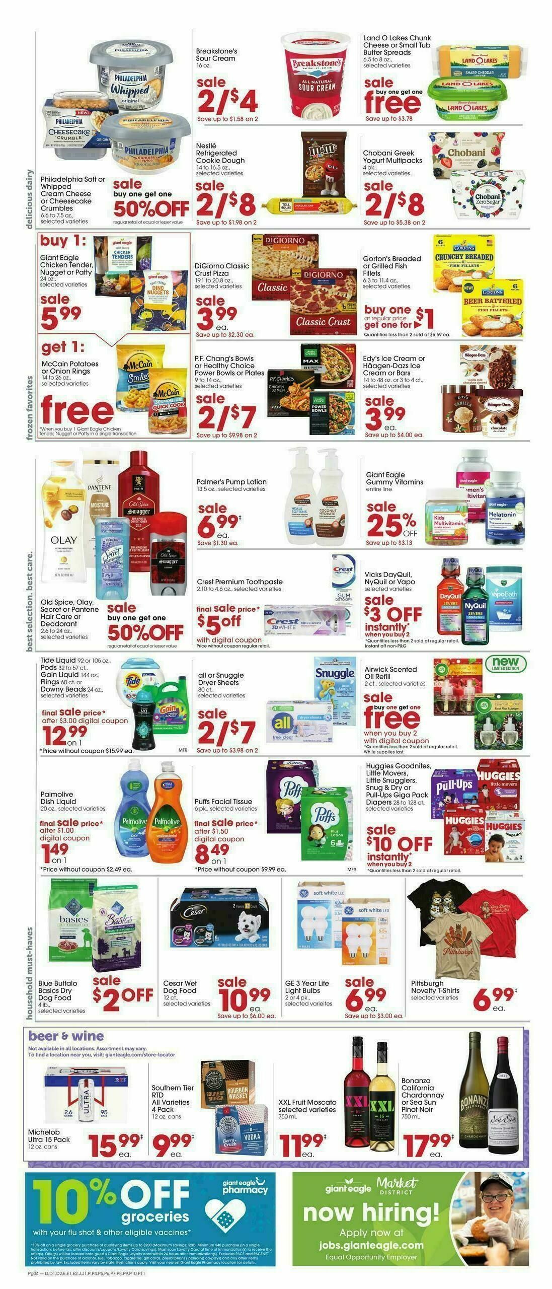 Giant Eagle Weekly Ad from October 30