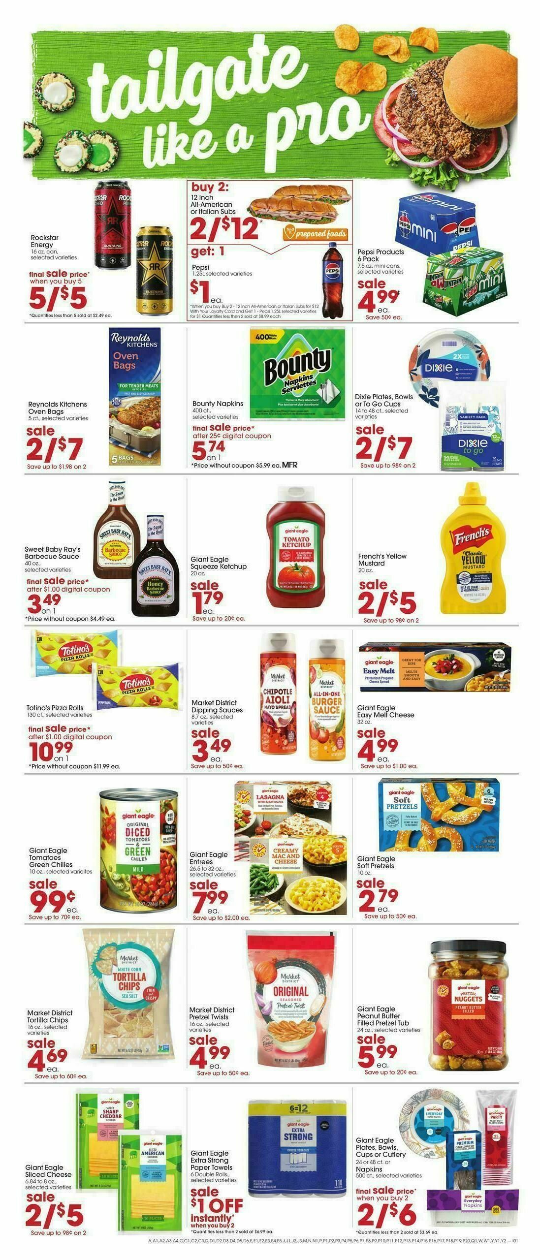 Giant Eagle Weekly Ad from October 30