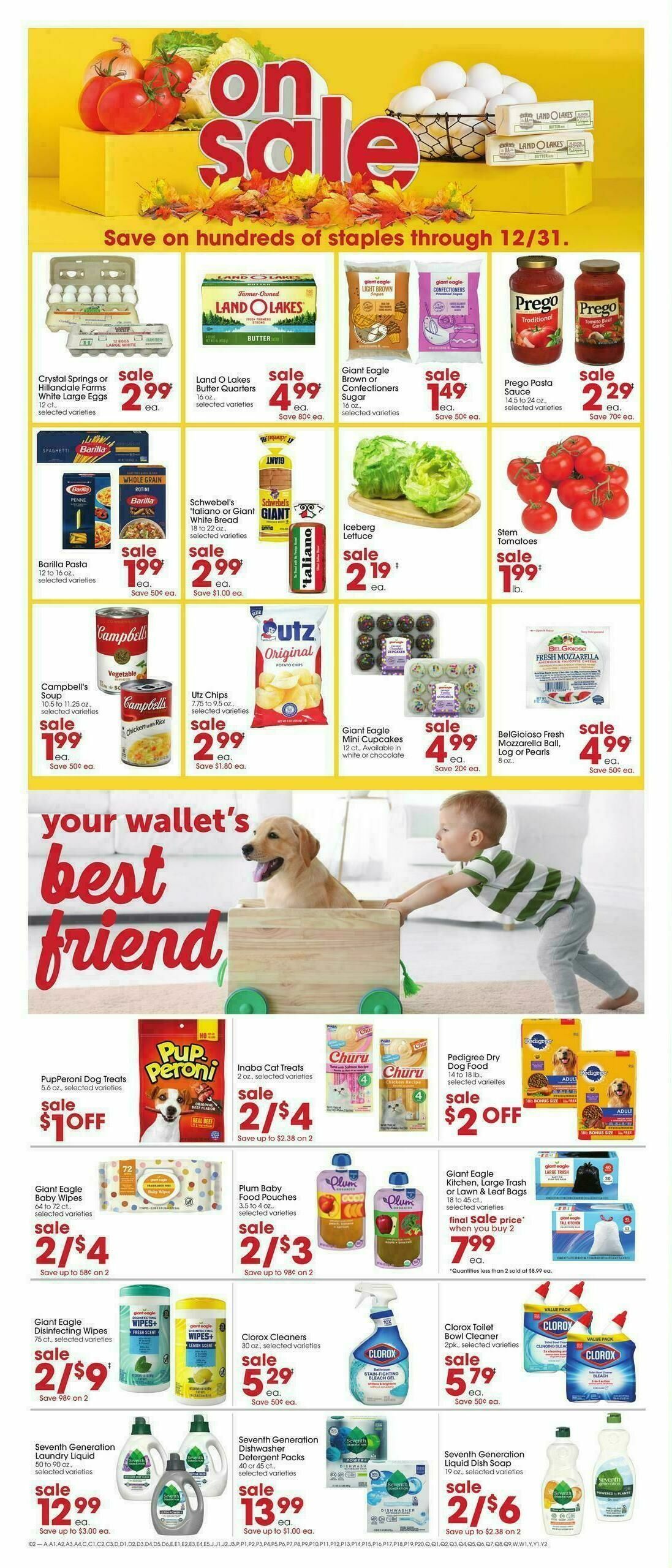 Giant Eagle Weekly Ad from October 30