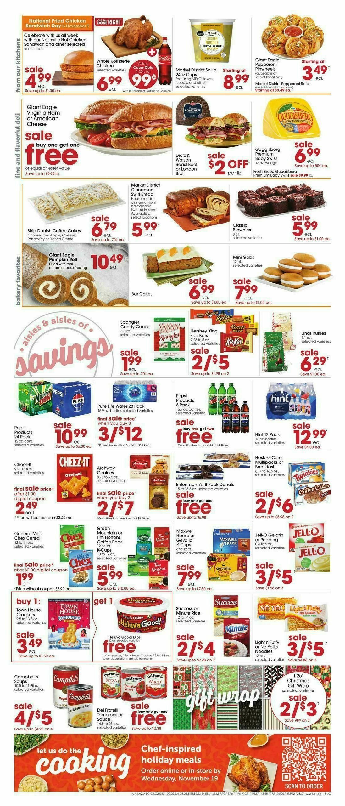 Giant Eagle Weekly Ad from November 6