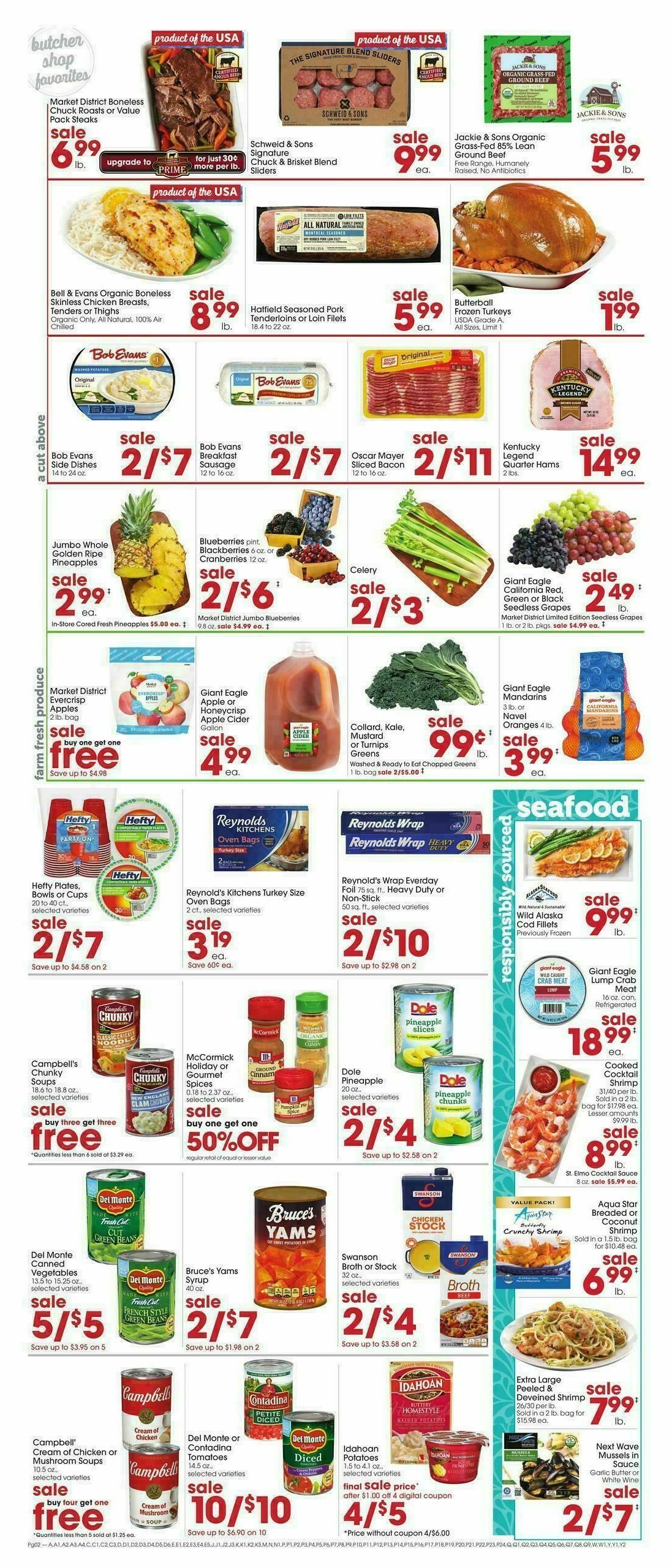 Giant Eagle Weekly Ad from November 13