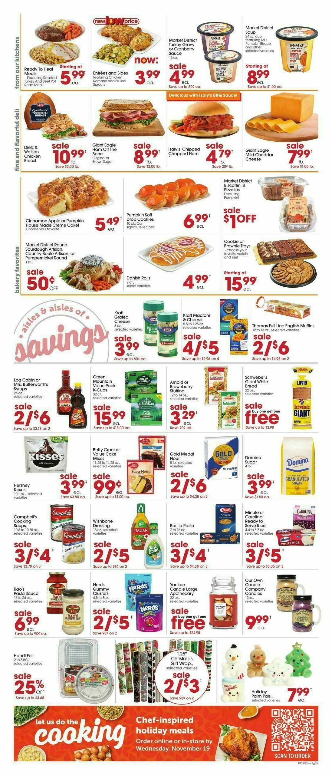Giant Eagle Weekly Ad from November 13